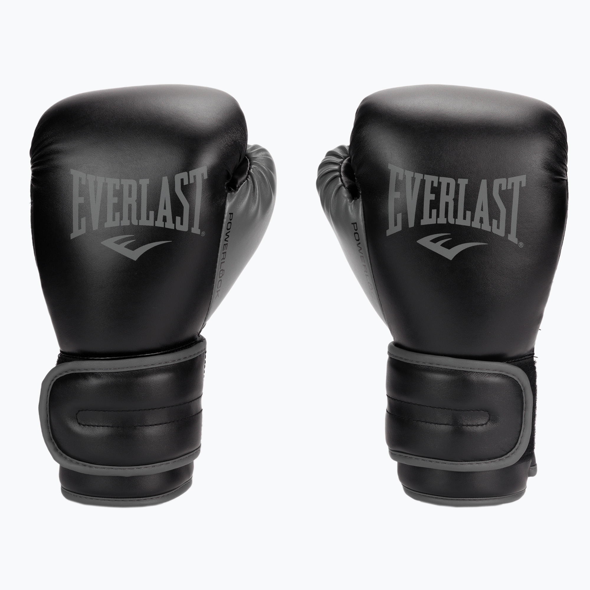Mănuși de box pentru bărbați EVERLAST Powerlock Pu, negru, EV2200 BLK-10 oz. (Powerlock 2 EV2200 BLK)