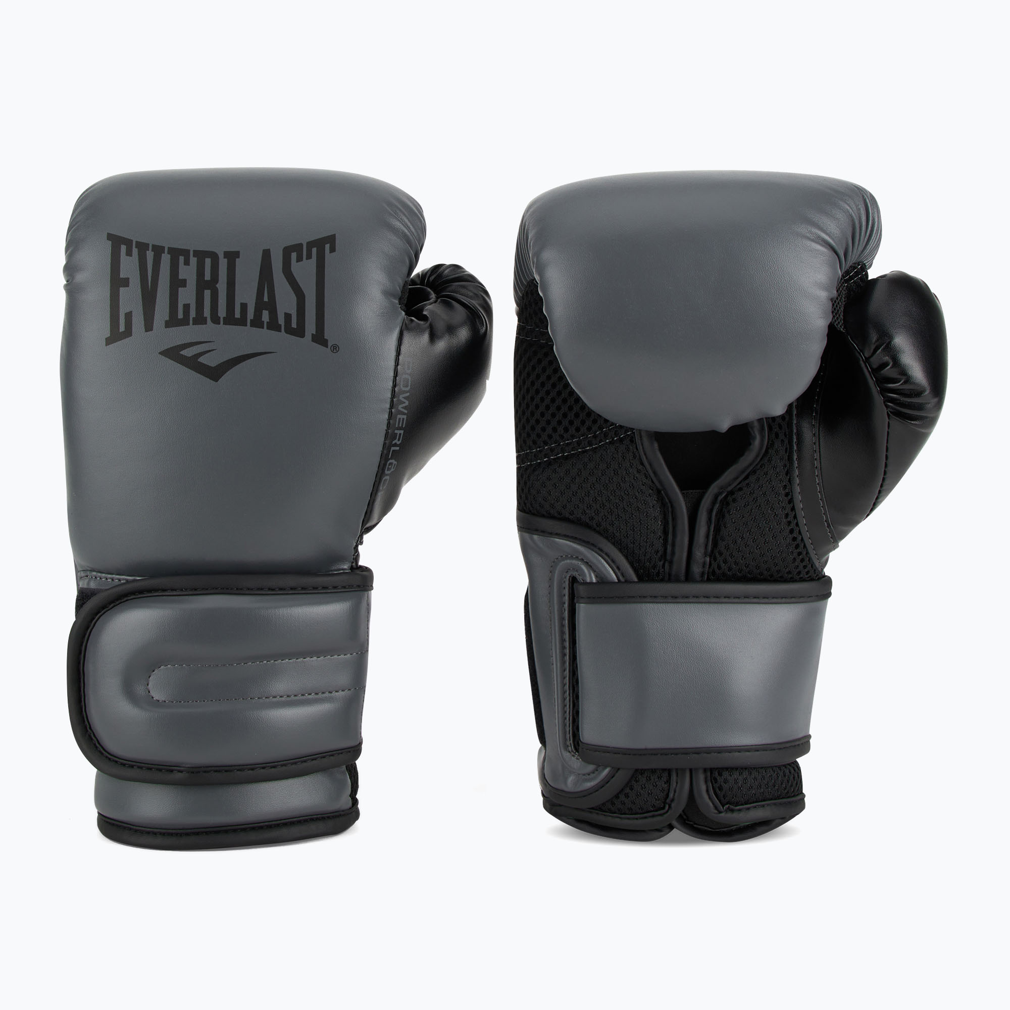 Mănuși de box  Everlast Powerlock 2 charocal (Powerlock 2 EV2200-CHR)