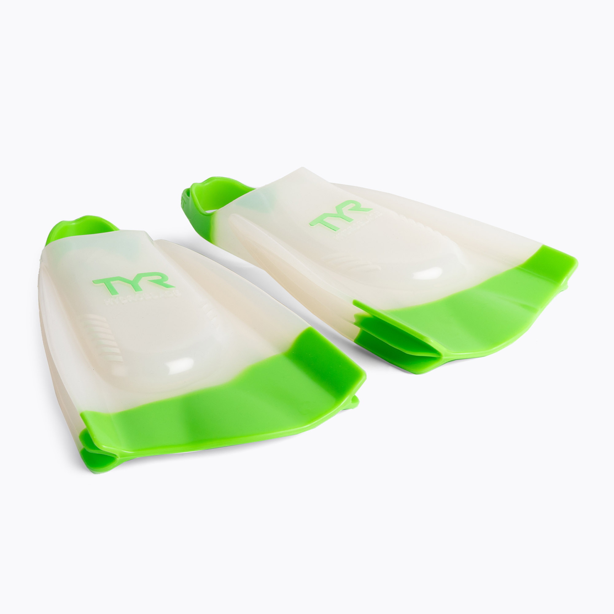 Aripioare de înot TYR Hydroblade alb-verzi LFHYD (Hydroblade LFHYD)
