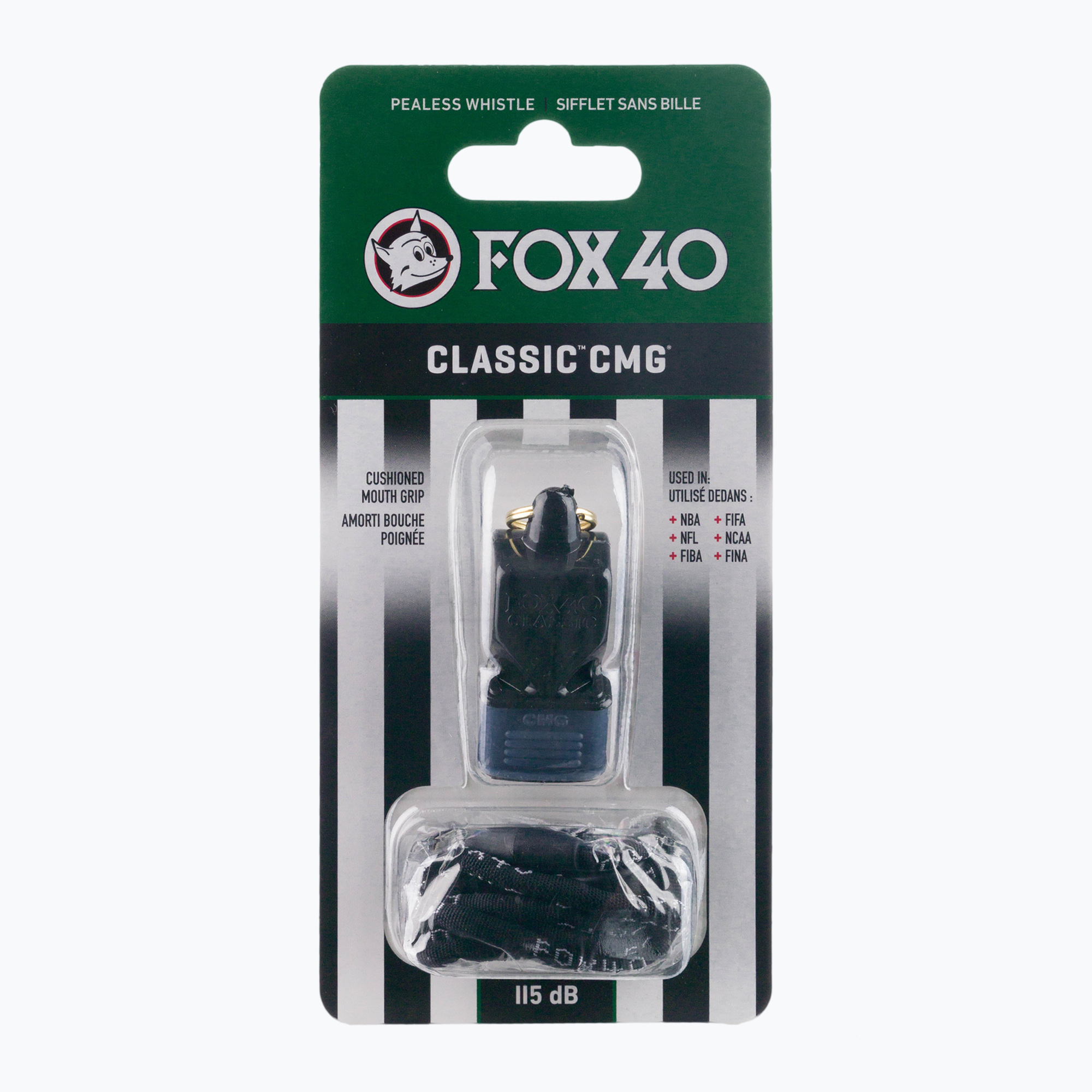 Fox 40 Classic fluier negru 9601-0008 (Classic 9601-0008)
