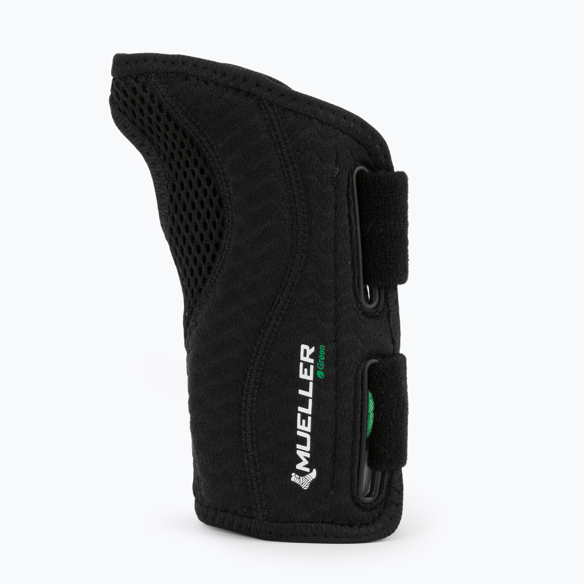 Mueller Bretea de încheietură cu accesorii negru 86271 (Fitted Wrist Brace Prawy 86271)