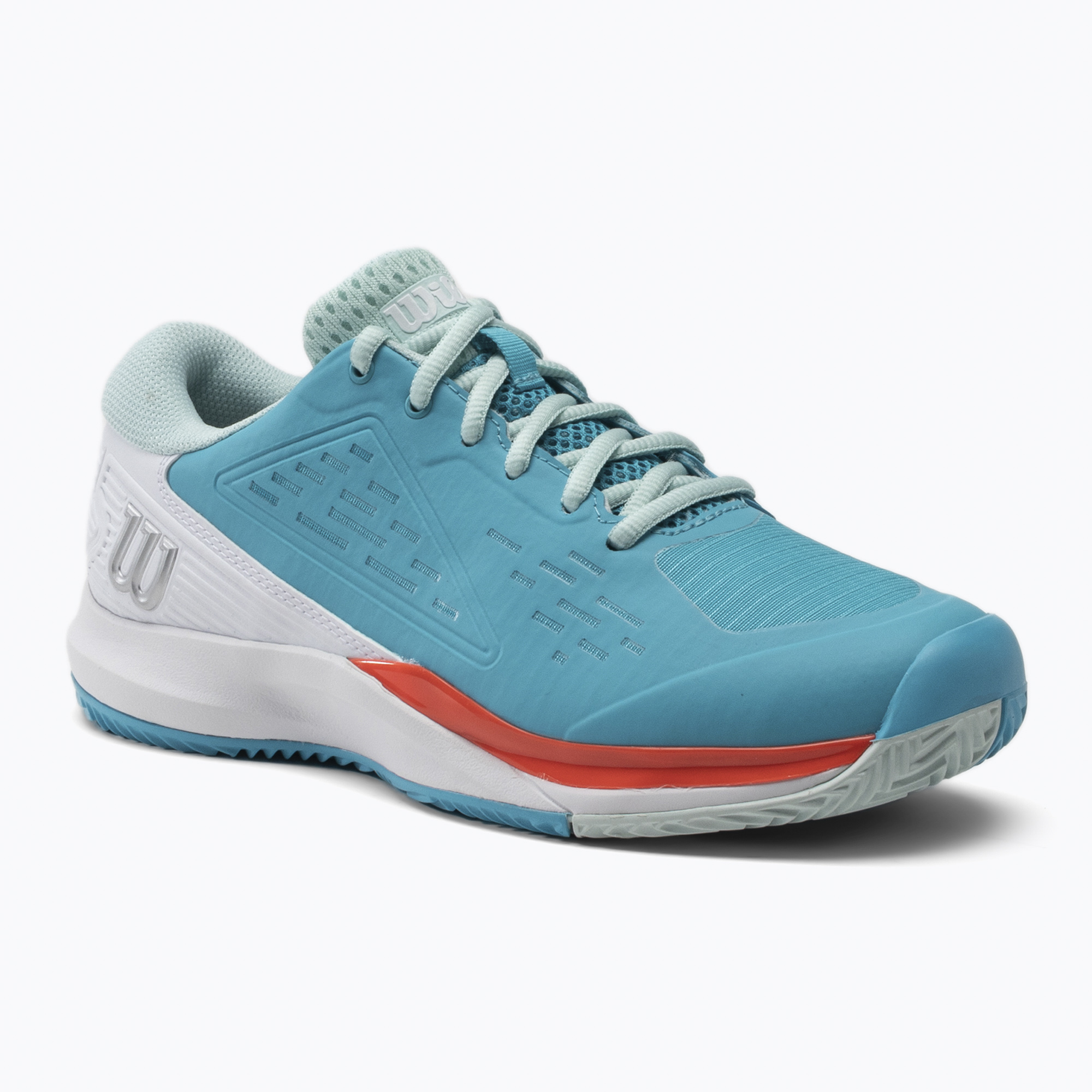 Pantofi de tenis pentru femei Wilson Rush Pro Ace Clay albastru WRS329560
