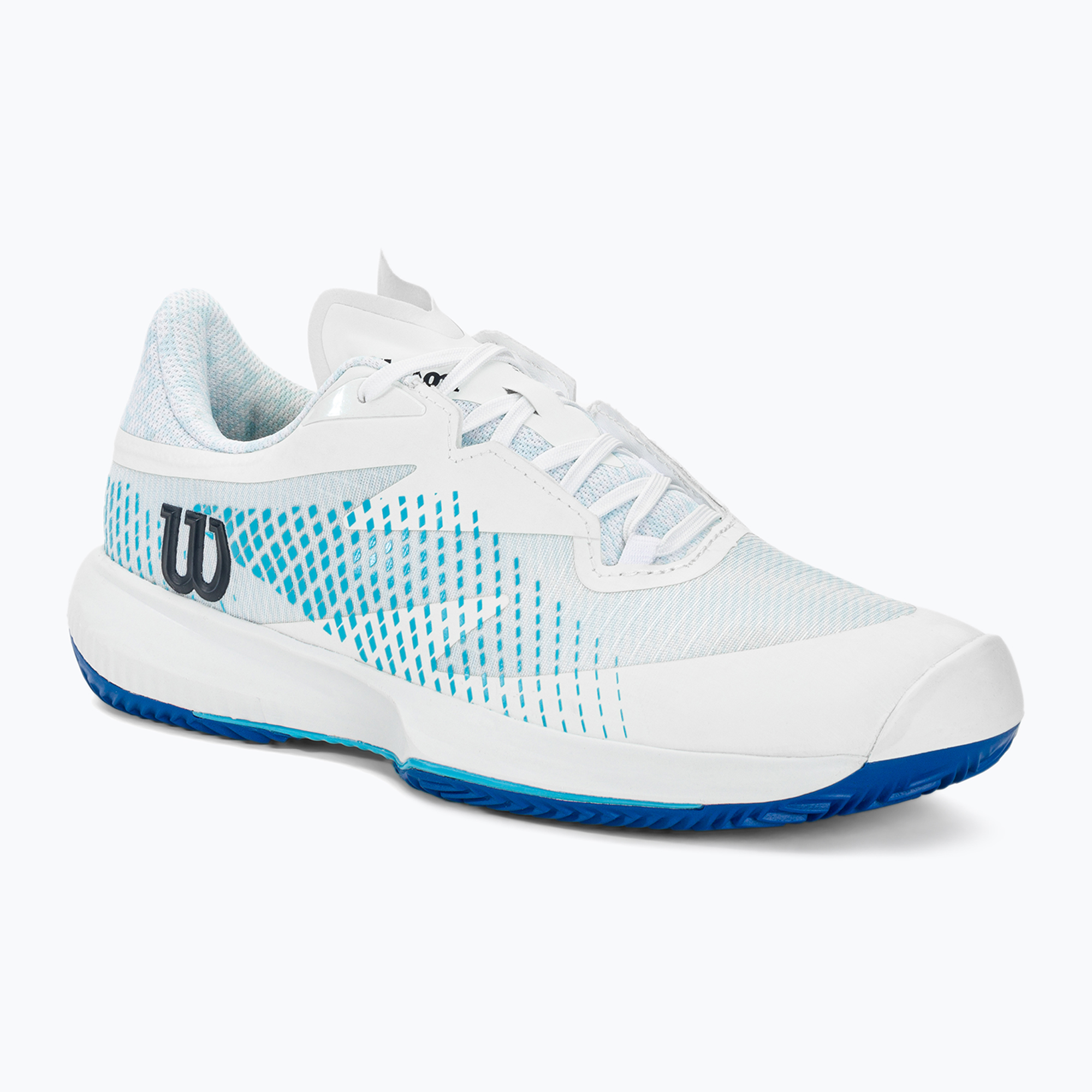 Încălțăminte de tenis pentru bărbați Wilson Kaos Swift 1.5 Clay white/blue atoll/lapis blue
