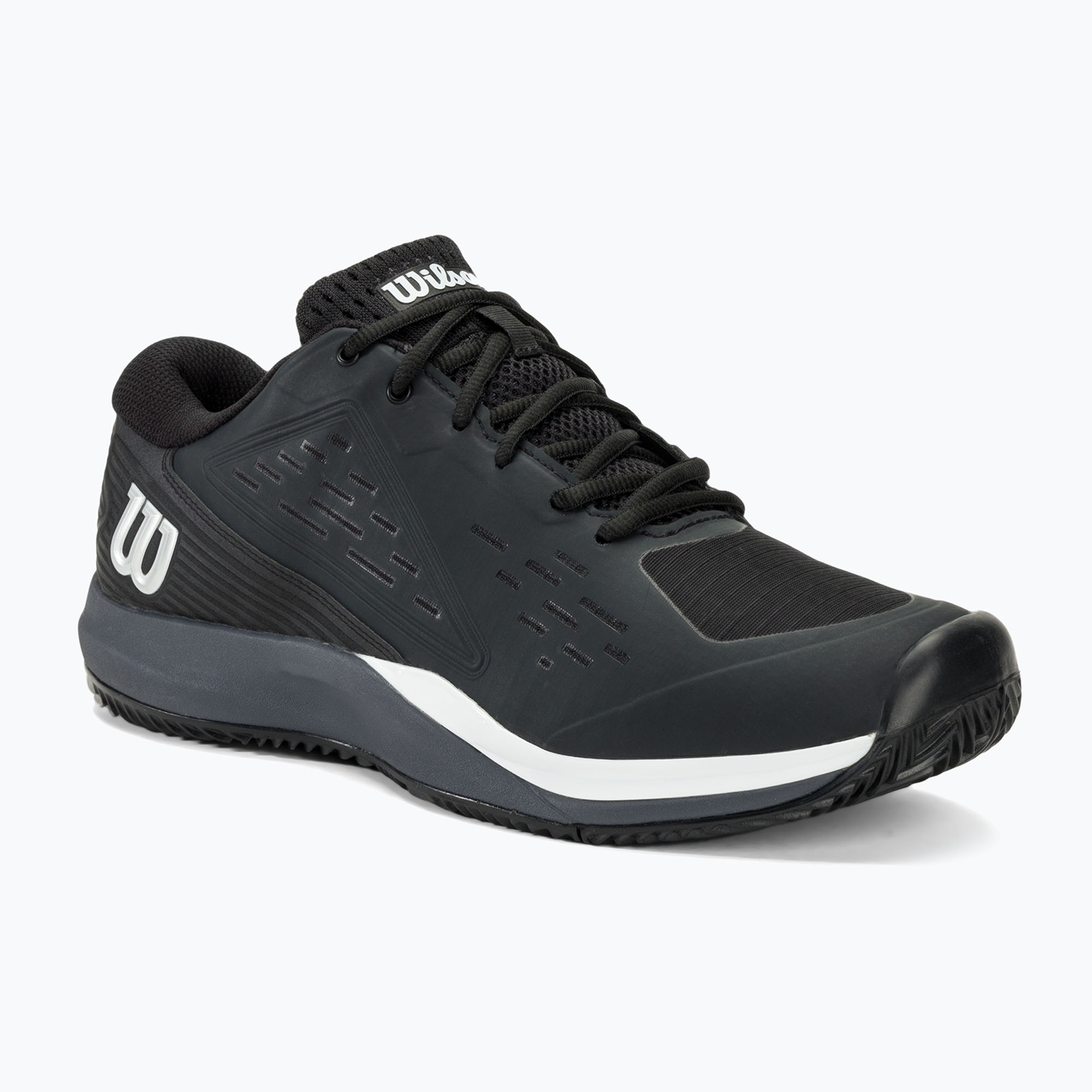 Încălțăminte de tenis pentru bărbați Wilson Rush Pro Ace Clay black/ombre blue/white (Rush Pro Ace Clay WRS332740)