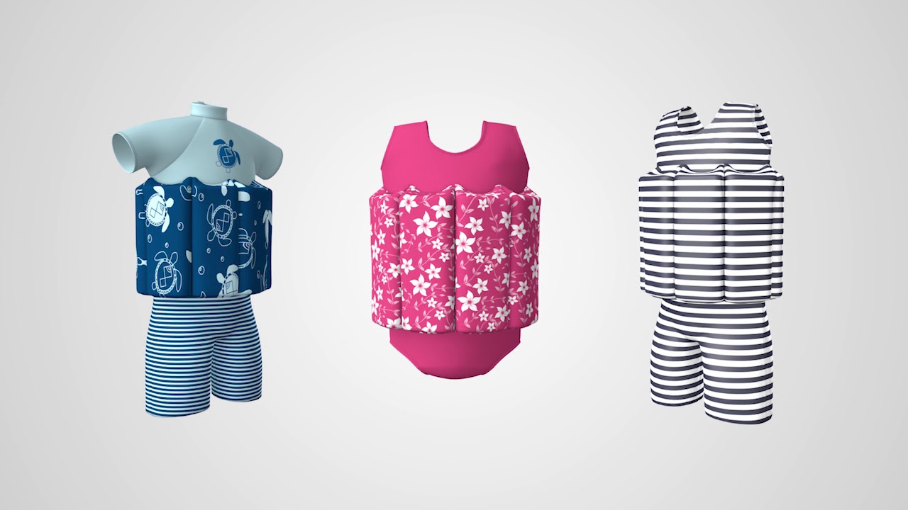 Costum de baie pentru copii Splash About Short John Insects albastru SJFSZBL1