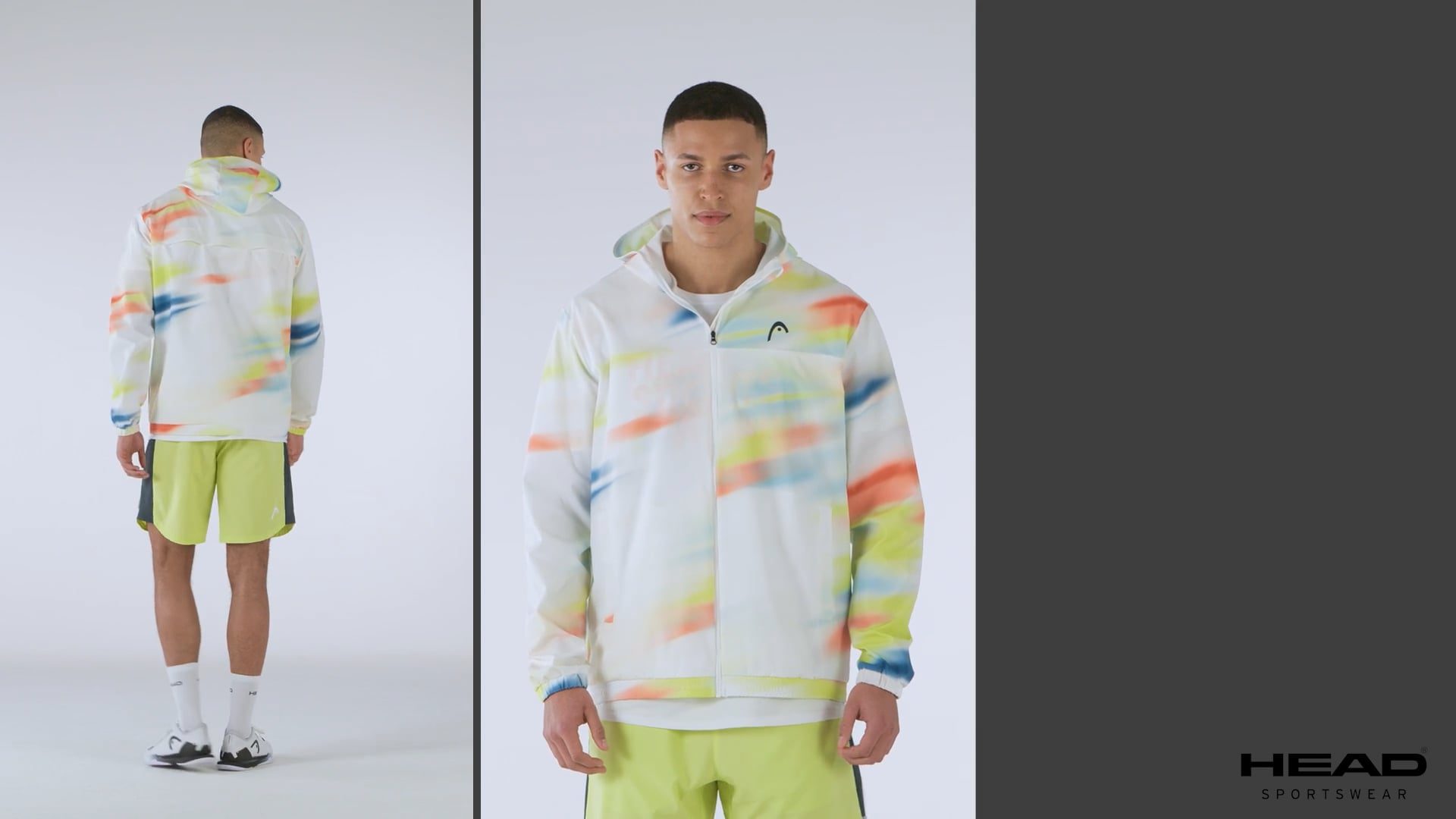 Jachetă de tenis HEAD Blur imprimată pentru bărbați