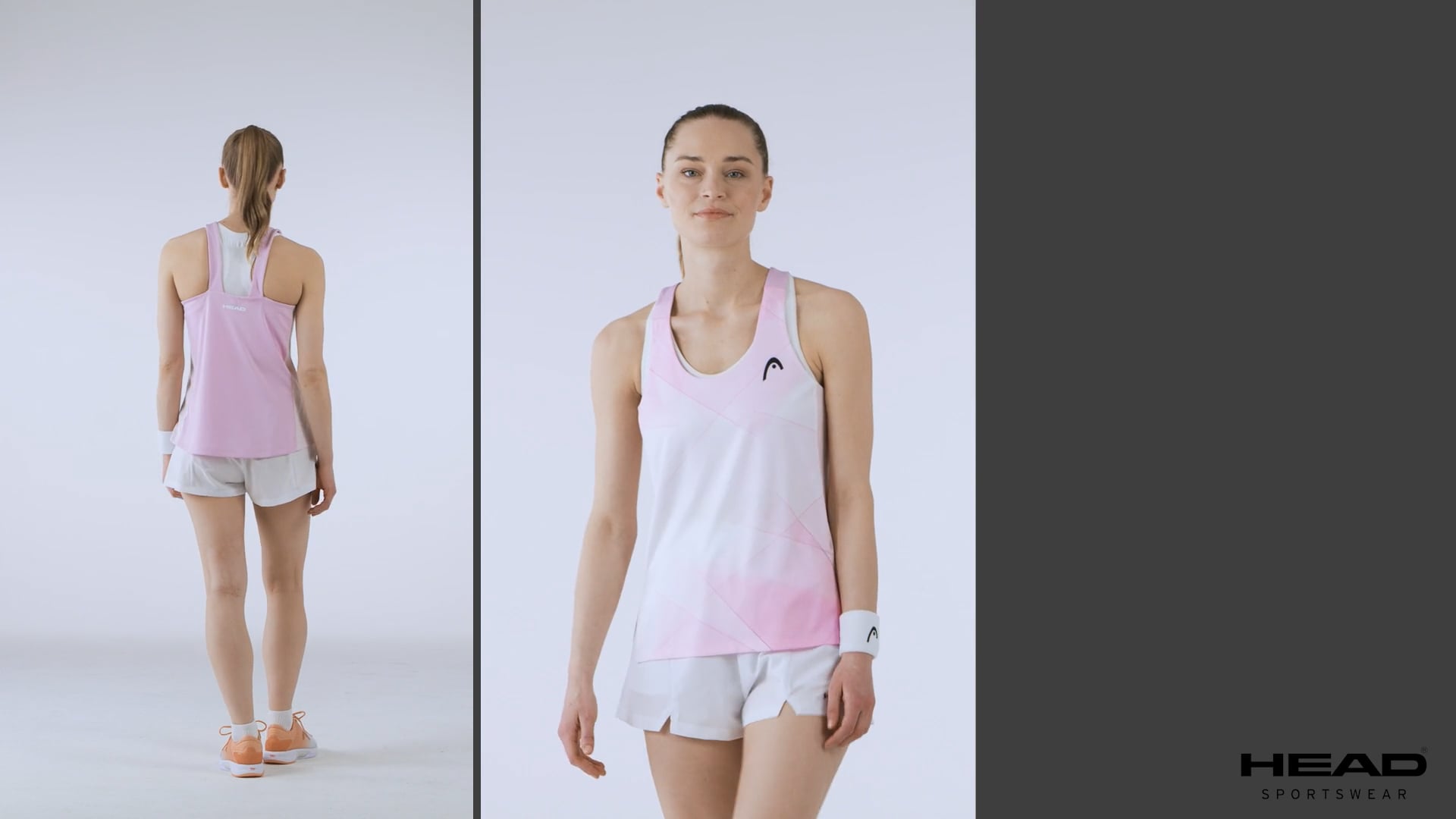 Tank top de tenis pentru femei HEAD Spirit Tank Top print vision w/alight lilac