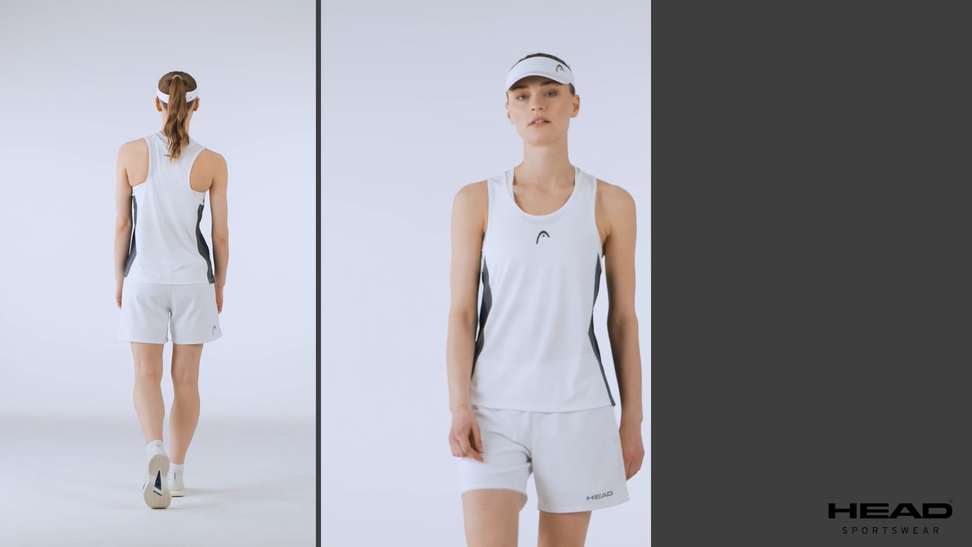 Tank top de tenis pentru femei HEAD Club 25 Tech Tank Top W white