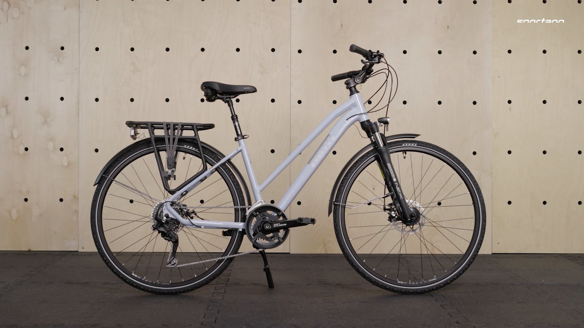 Bicicletă de trekking pentru femei ATTABO SPATE 2.0 28" alb