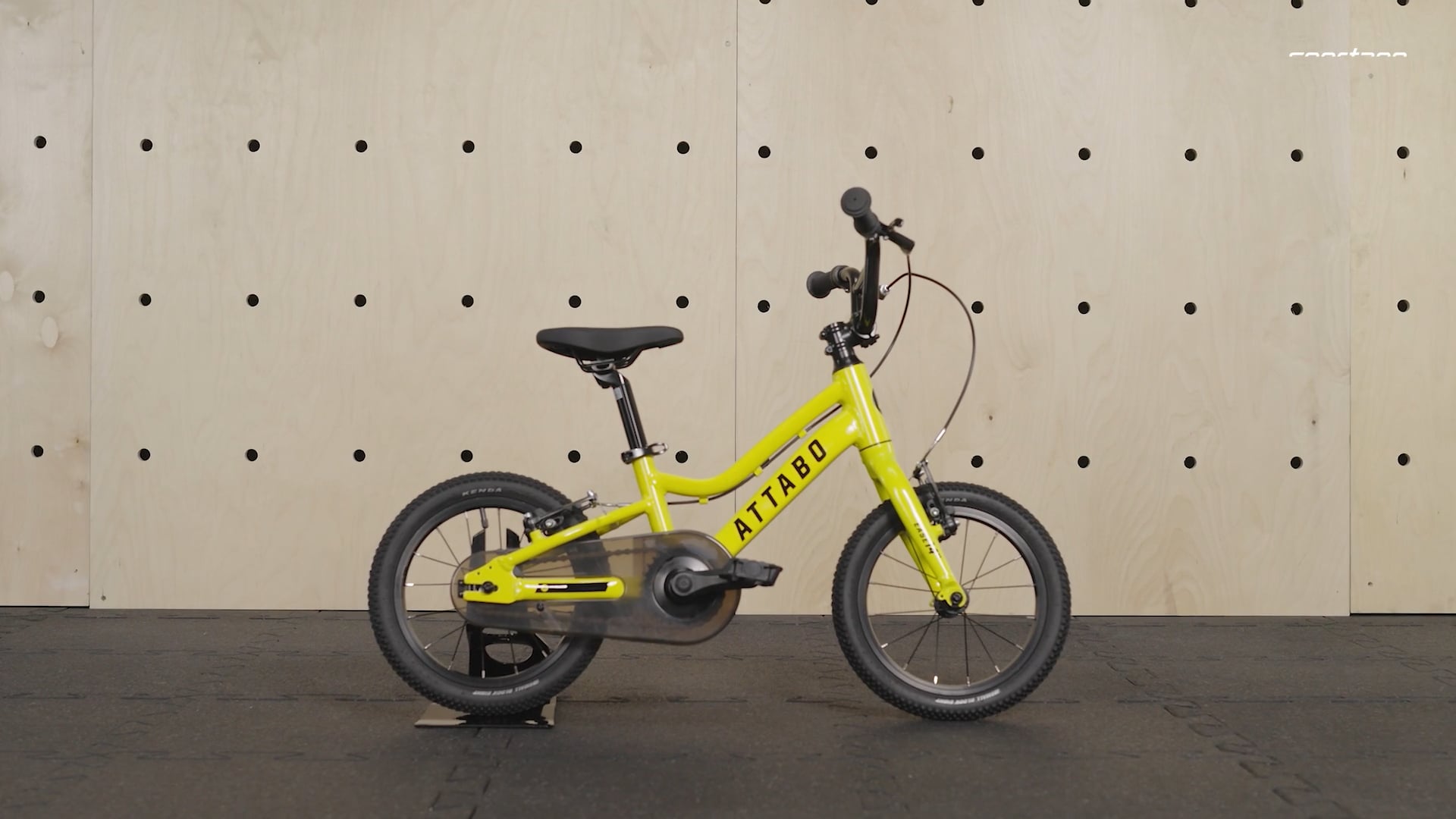 Bicicletă pentru copii  ATTABO EASE 16" 7,3 kg galben