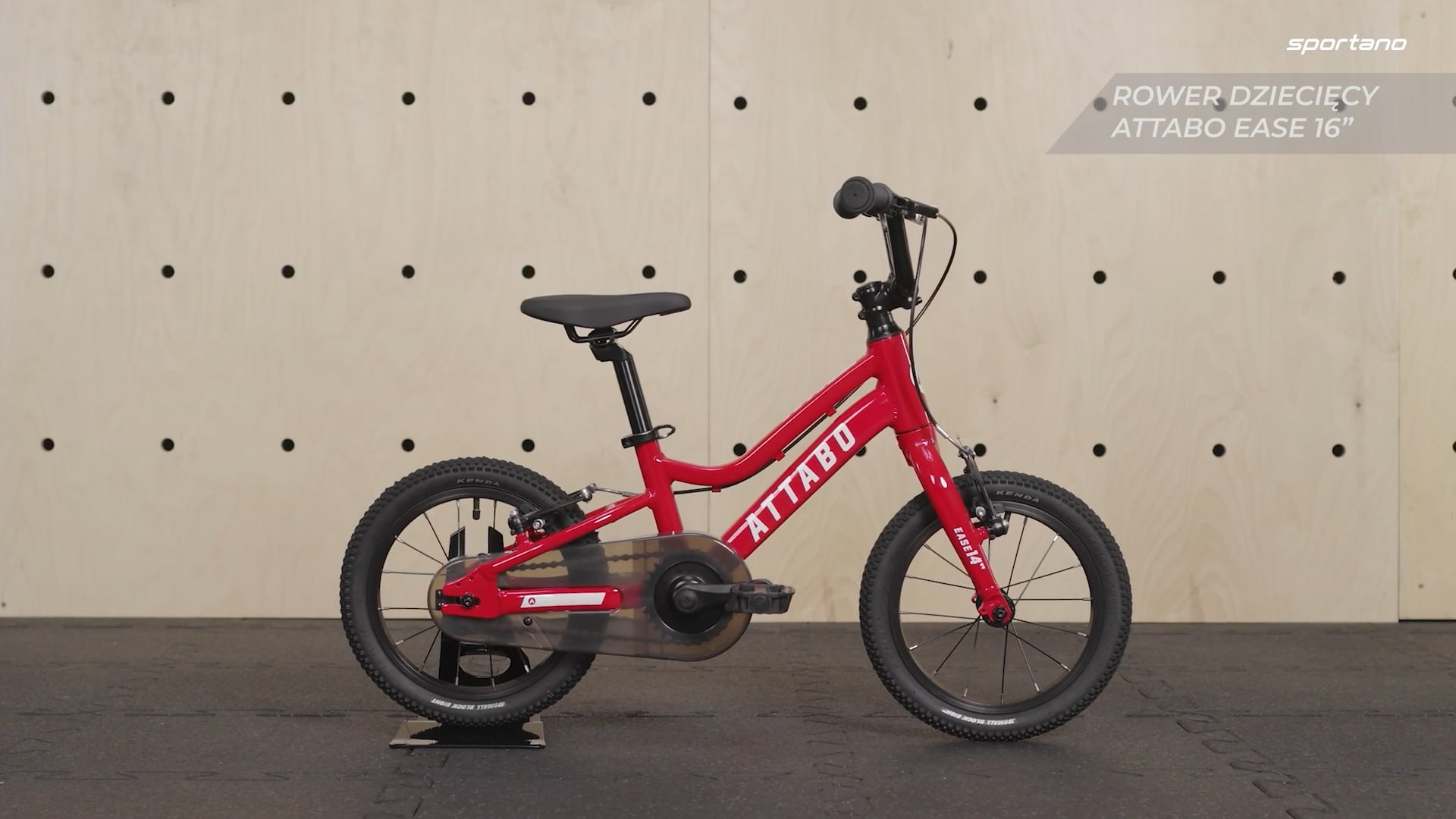 Bicicleta pentru copii ATTABO EASE 16" roșu
