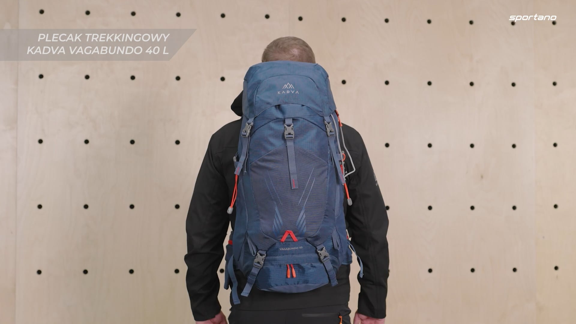 Rucsac KADVA Vagabundo 40 l czarny