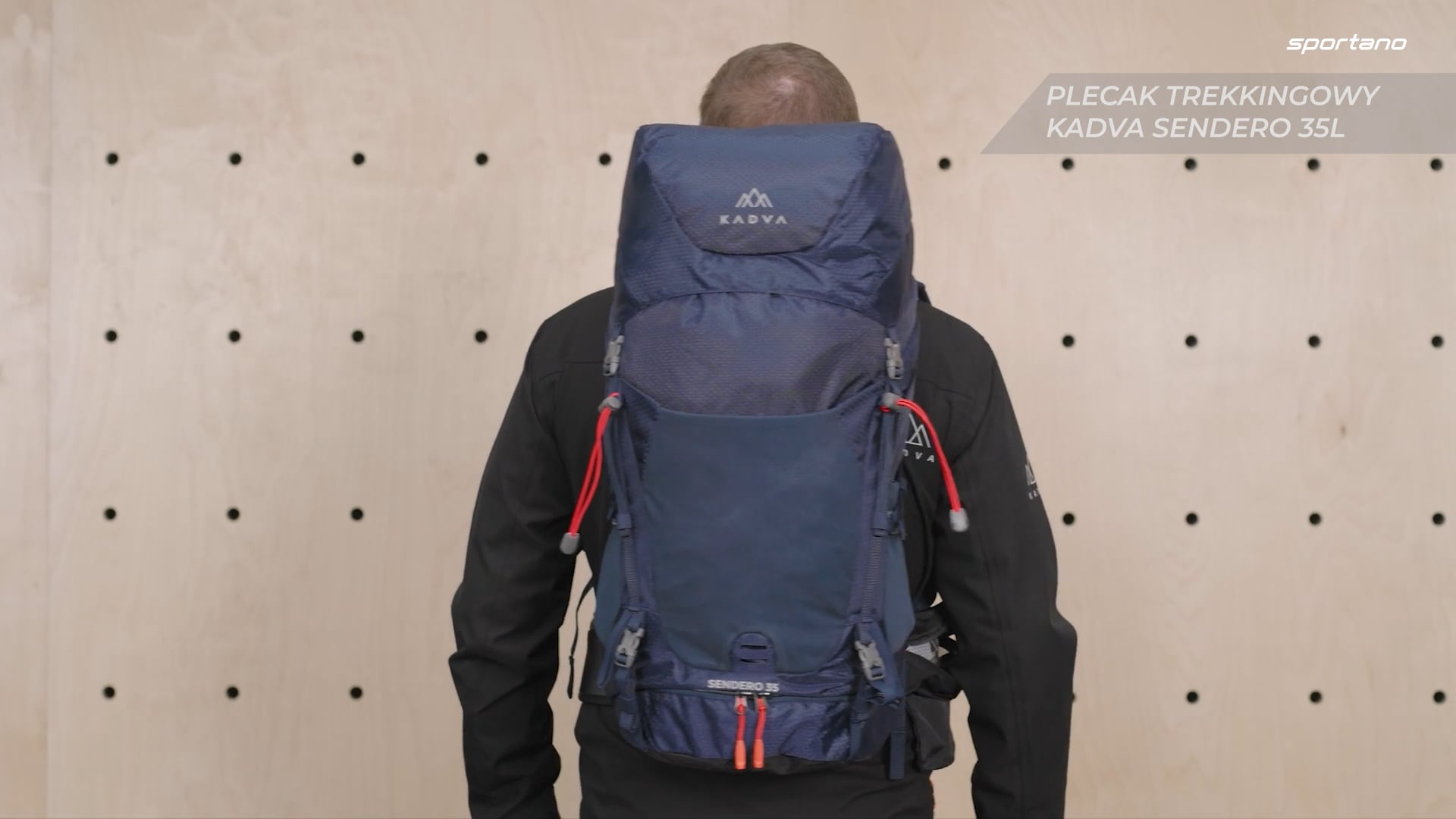 Rucsac de trekking KADVA Sendero 35 l albastru oțel