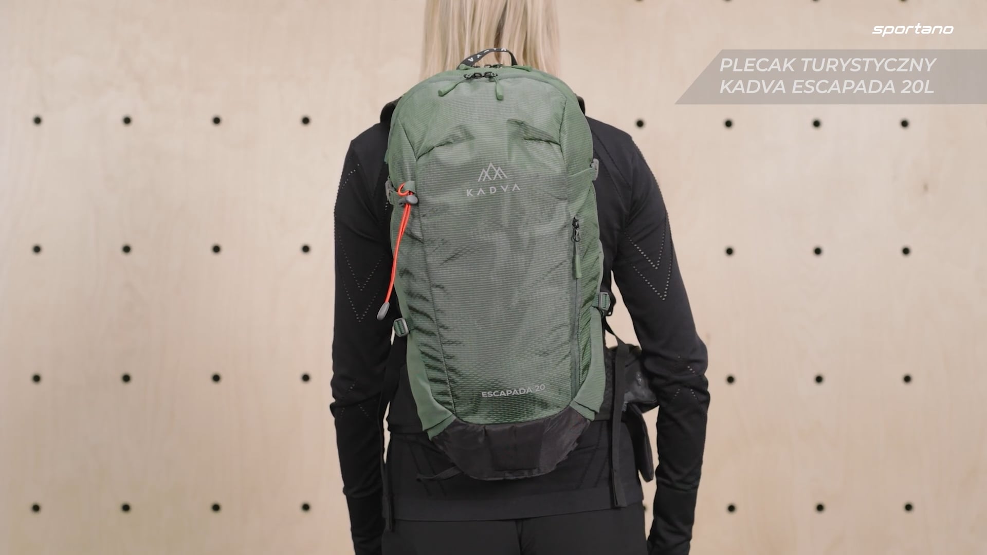 Rucsac turistic KADVA Escapada 20 l negru
