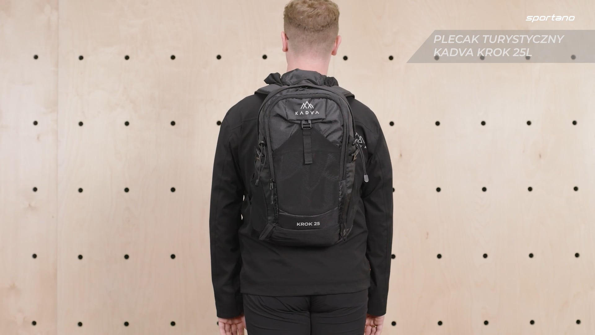 Rucsac de oraș KADVA Krok 25 l negru
