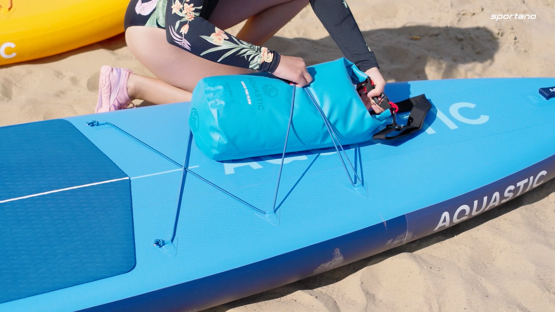 Sac impermeabil AQUASTIC Dry Bag 8 l portocaliu