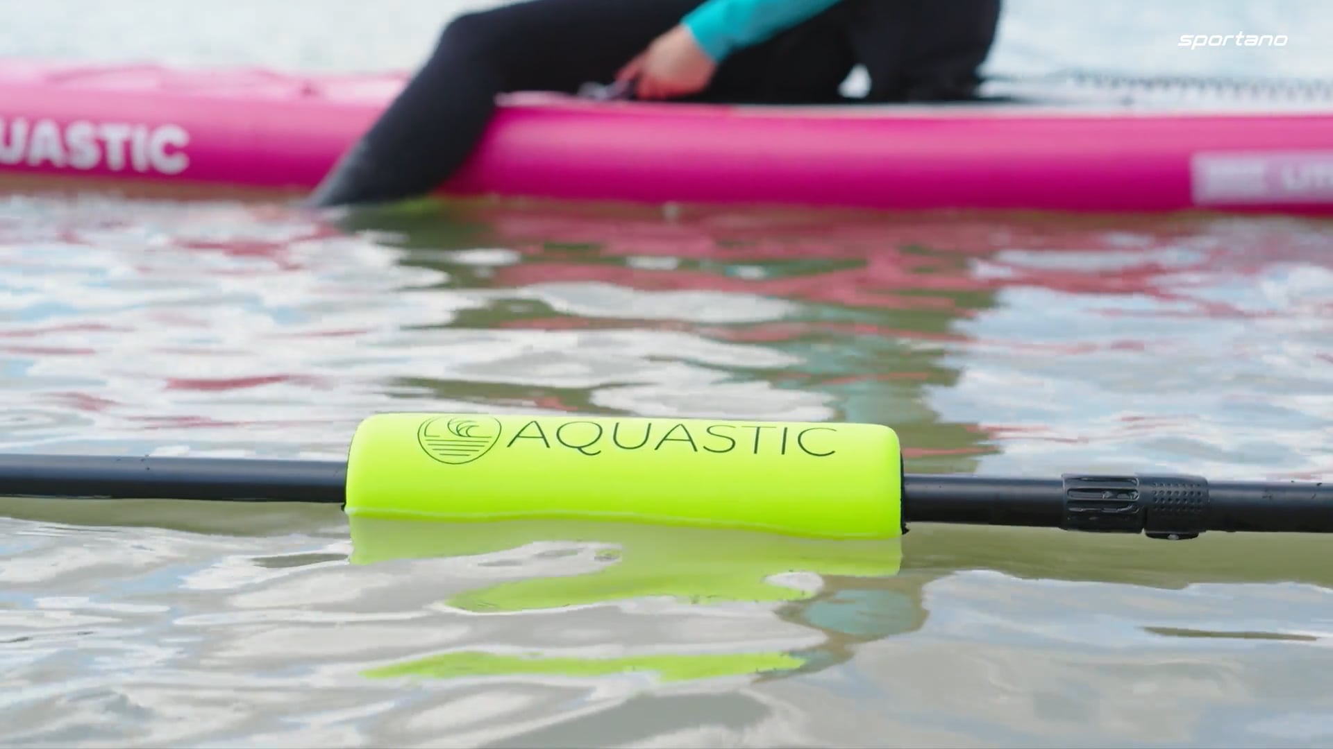 Plută pentru vâslă SUP AQUASTIC portocalie AQS-SFS001
