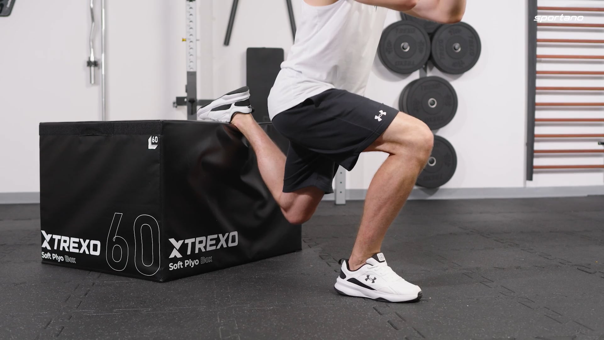 Cutie pliometrică pliabilă XTREXO 60 cm negru