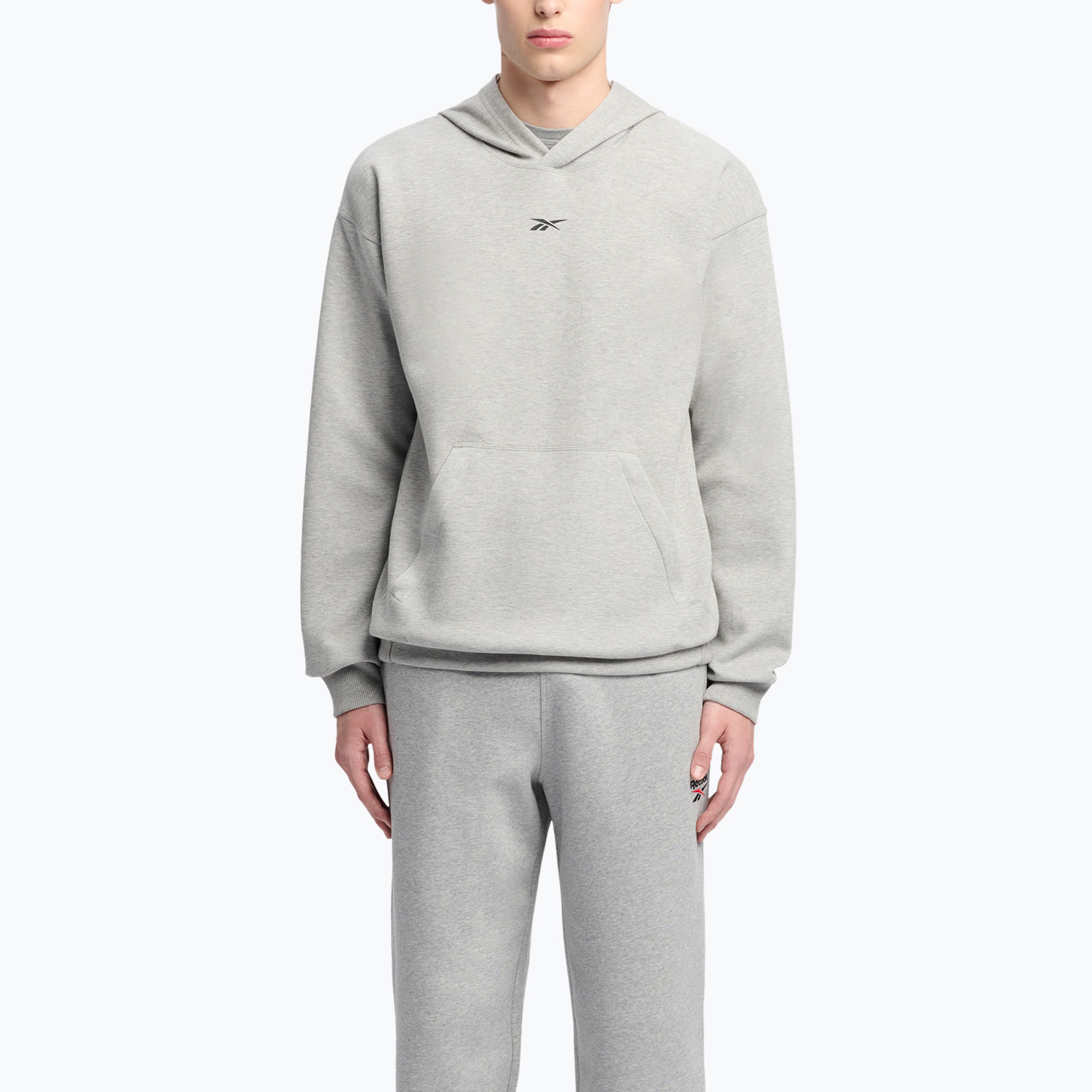 Hanorac pentru bărbați Reebok Athlete Hoodie medium grey heather (Athlete Hoodie 100215042)