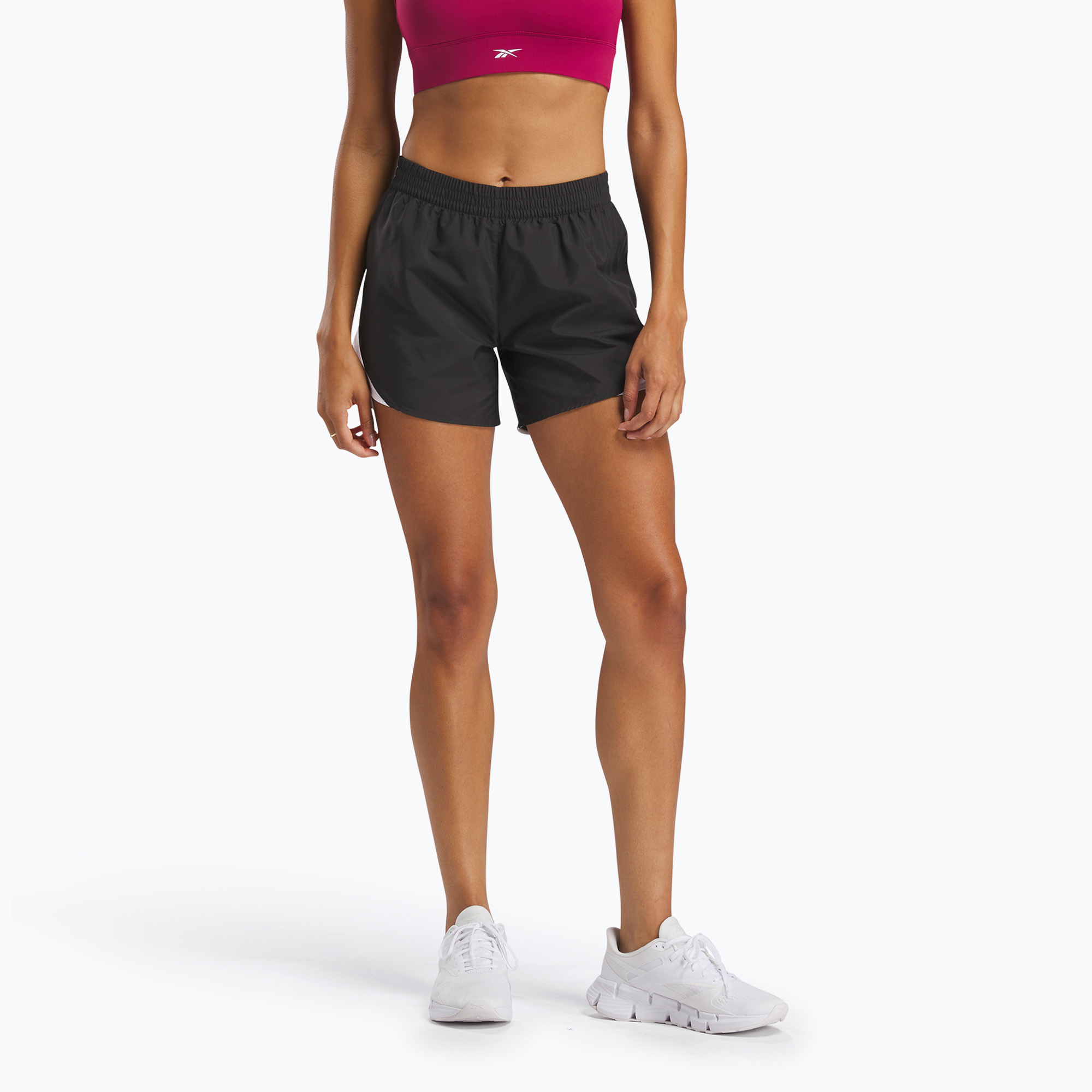 Pantaloni scurți de antrenament pentru femei Reebok Id Train Woven night black (Id Train Woven 100215082)