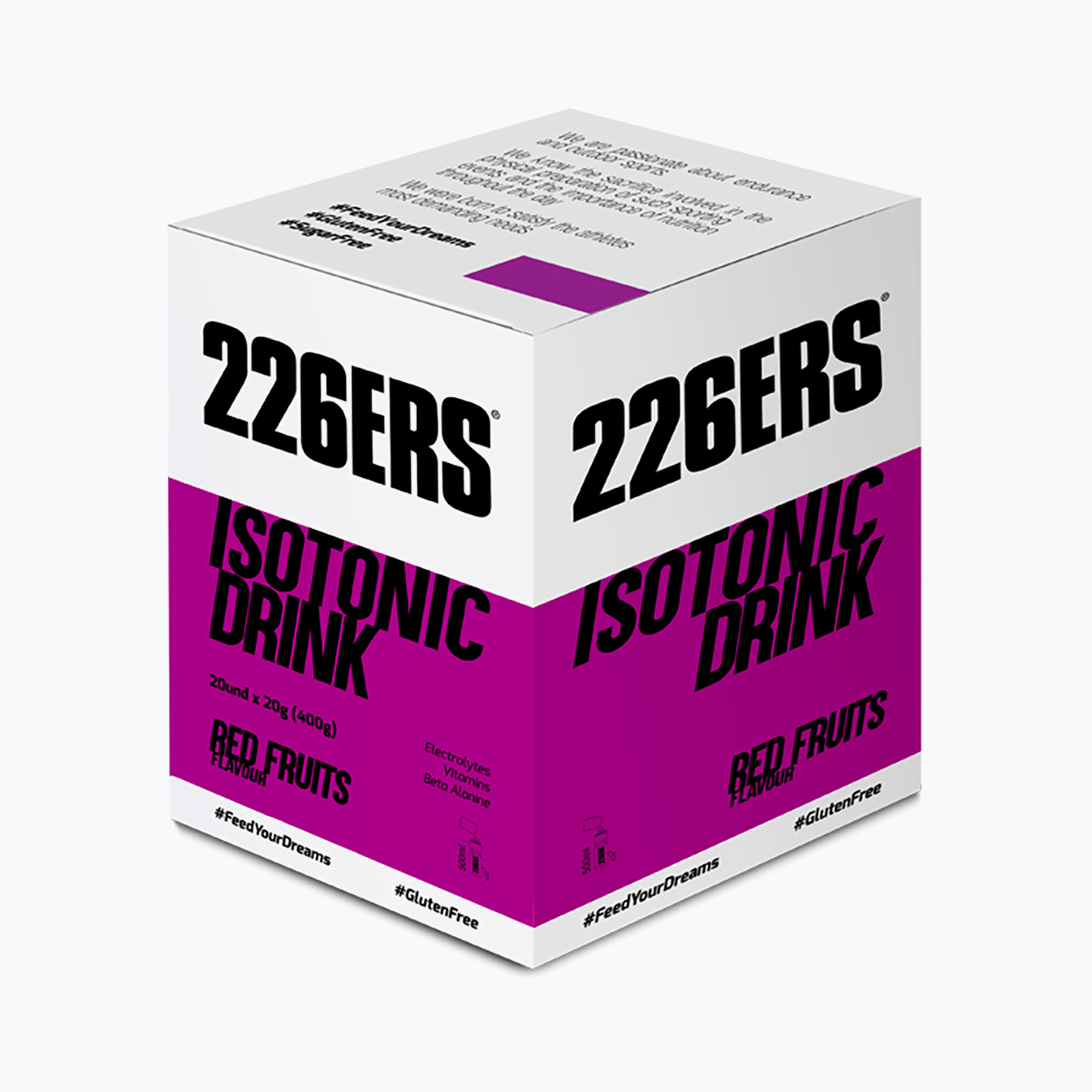 Set de băuturi izotonice 226ERS Isotonic Drink 20 szt. x 20 g fructe roșii