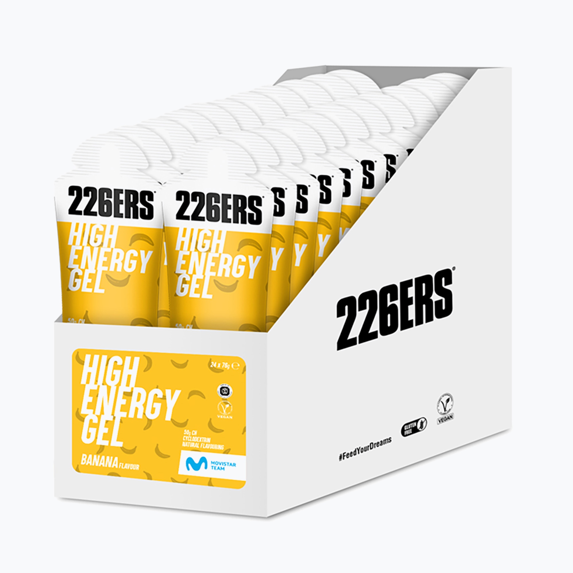 Set de geluri energetice 226ERS High Energy 24 szt. x 76 g banană (High Energy 54731)