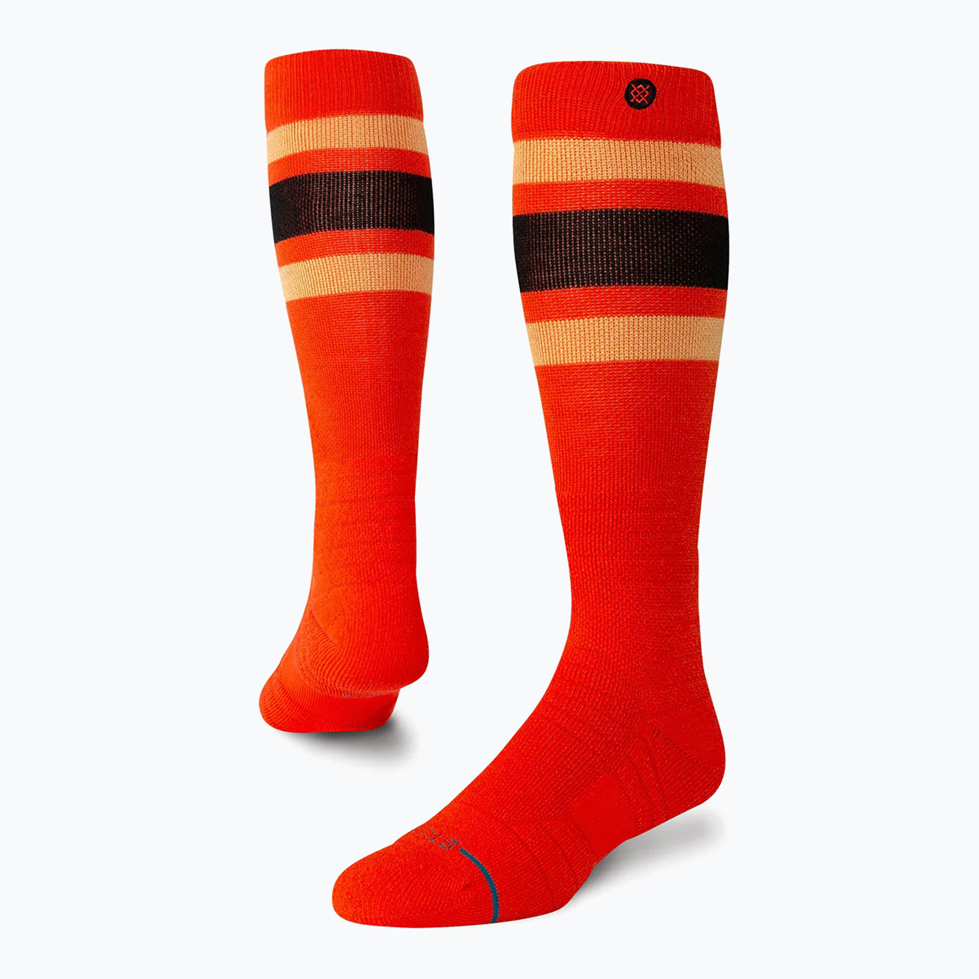 Stance Boyd Mid Wool Snow roșii șosete de schi