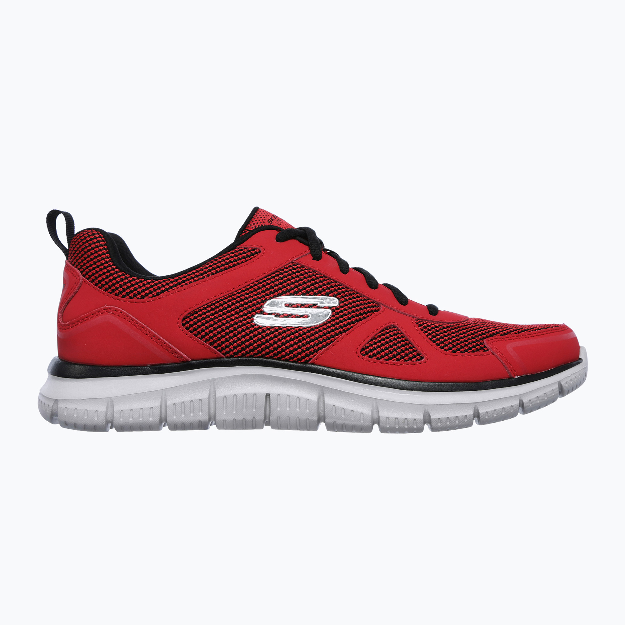 SKECHERS Track Bucolo roșu/negru pantofi de antrenament pentru bărbați (Track Bucolo 52630)