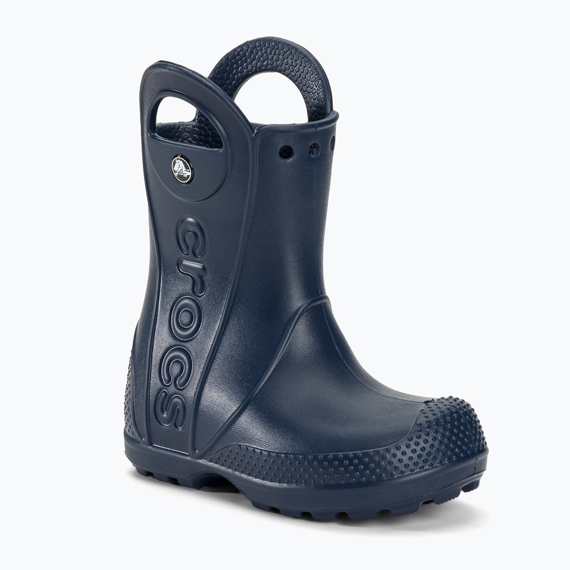 Papuci pentru copii Crocs Handle Rain Boot Kids navy (Handle It Rain Boot 12803-410)
