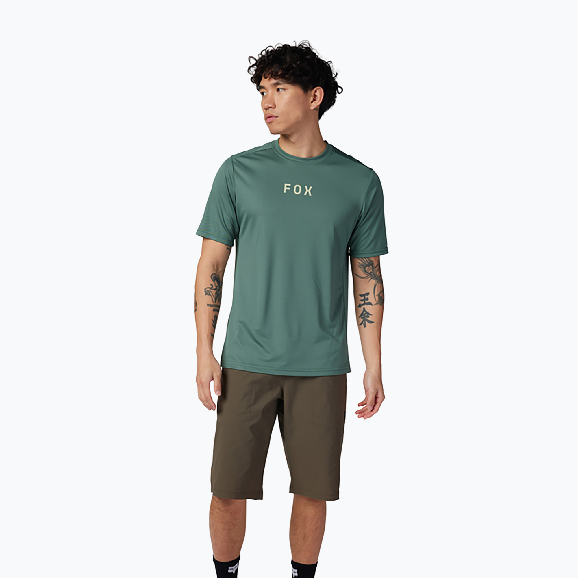 Tricou de ciclism pentru bărbaț Fox Racing Ranger Moth hunter green (Ranger Moth 32362_041)