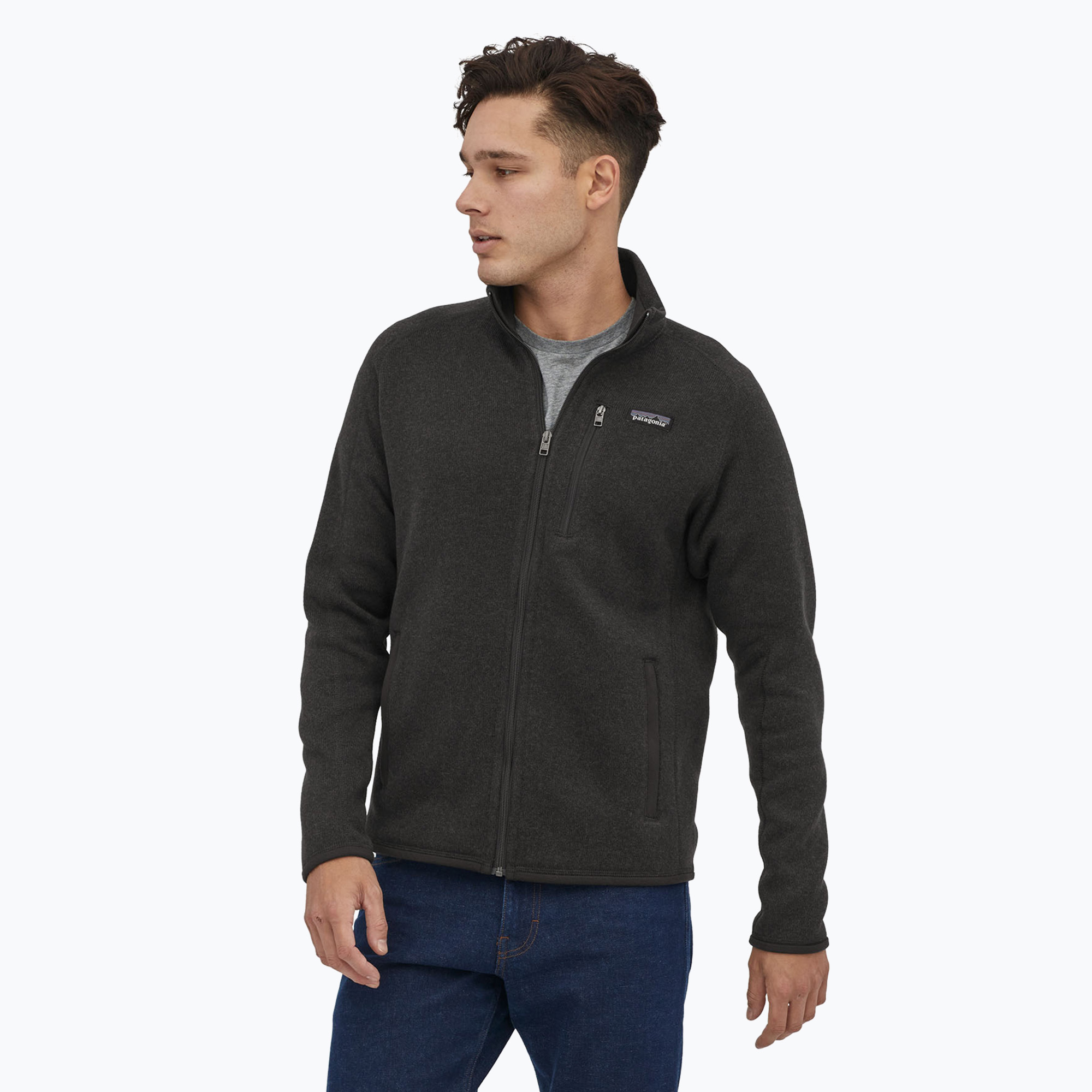 Bluză de trekking pentru bărbați Patagonia Better Sweater Fleece black