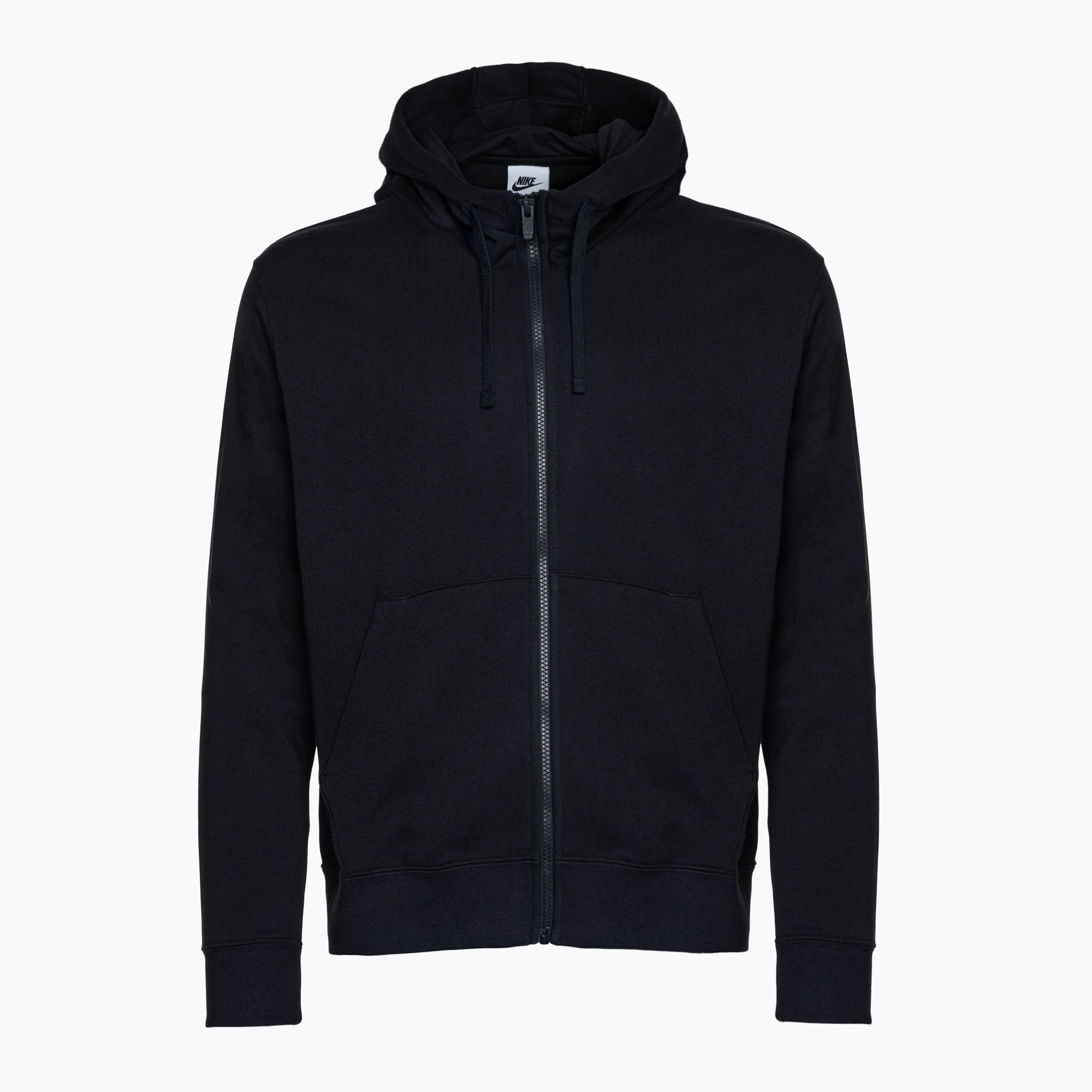 Hanorac pentru bărbați Nike Sportswear Club Hoodie FZ black/black/white (Sportswear Club Hoodie FZ BV2648-010)