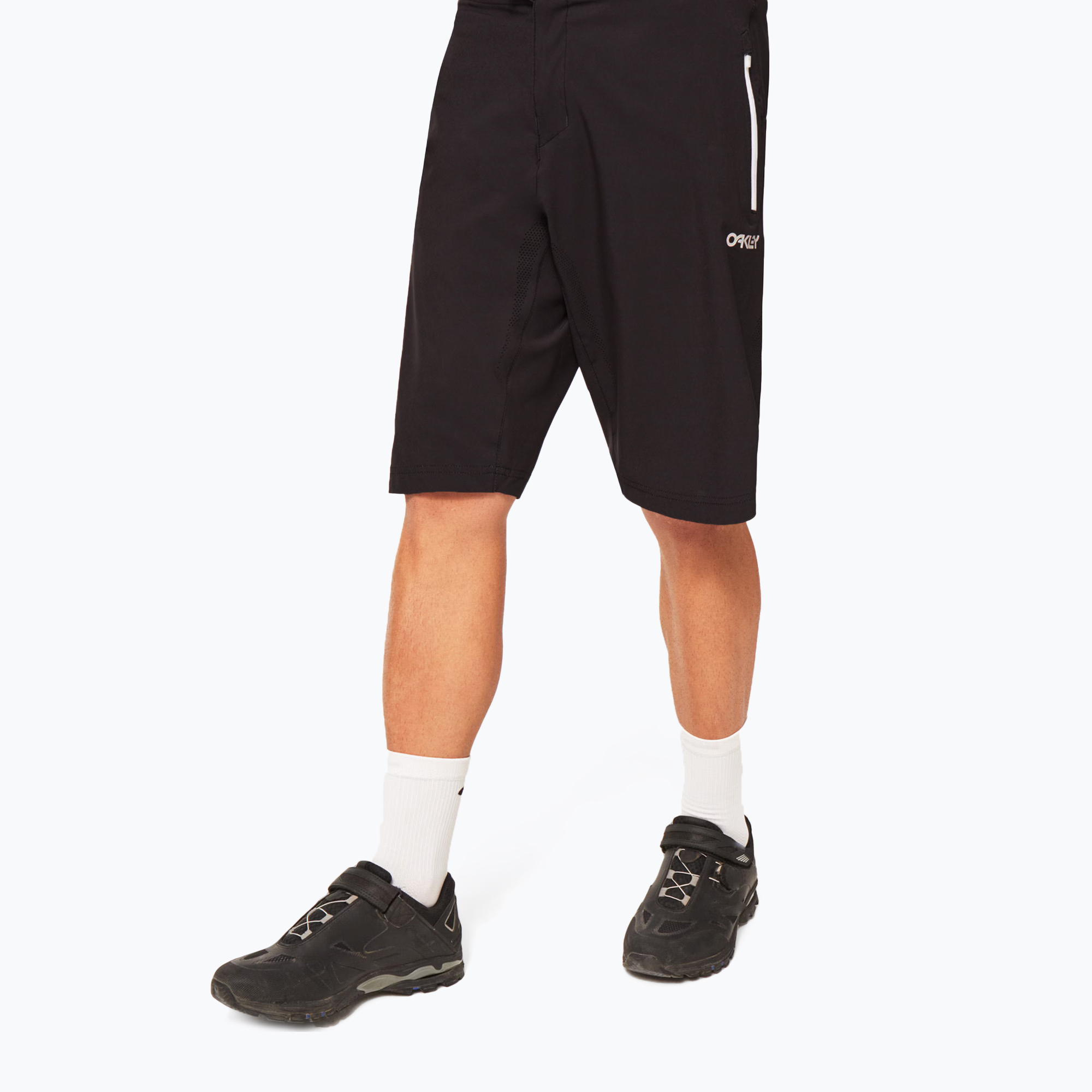 Pantaloni scurți de ciclism pentru bărbați Oakley Reduct Berm negru FOA403126 (Reduct Berm FOA403126)