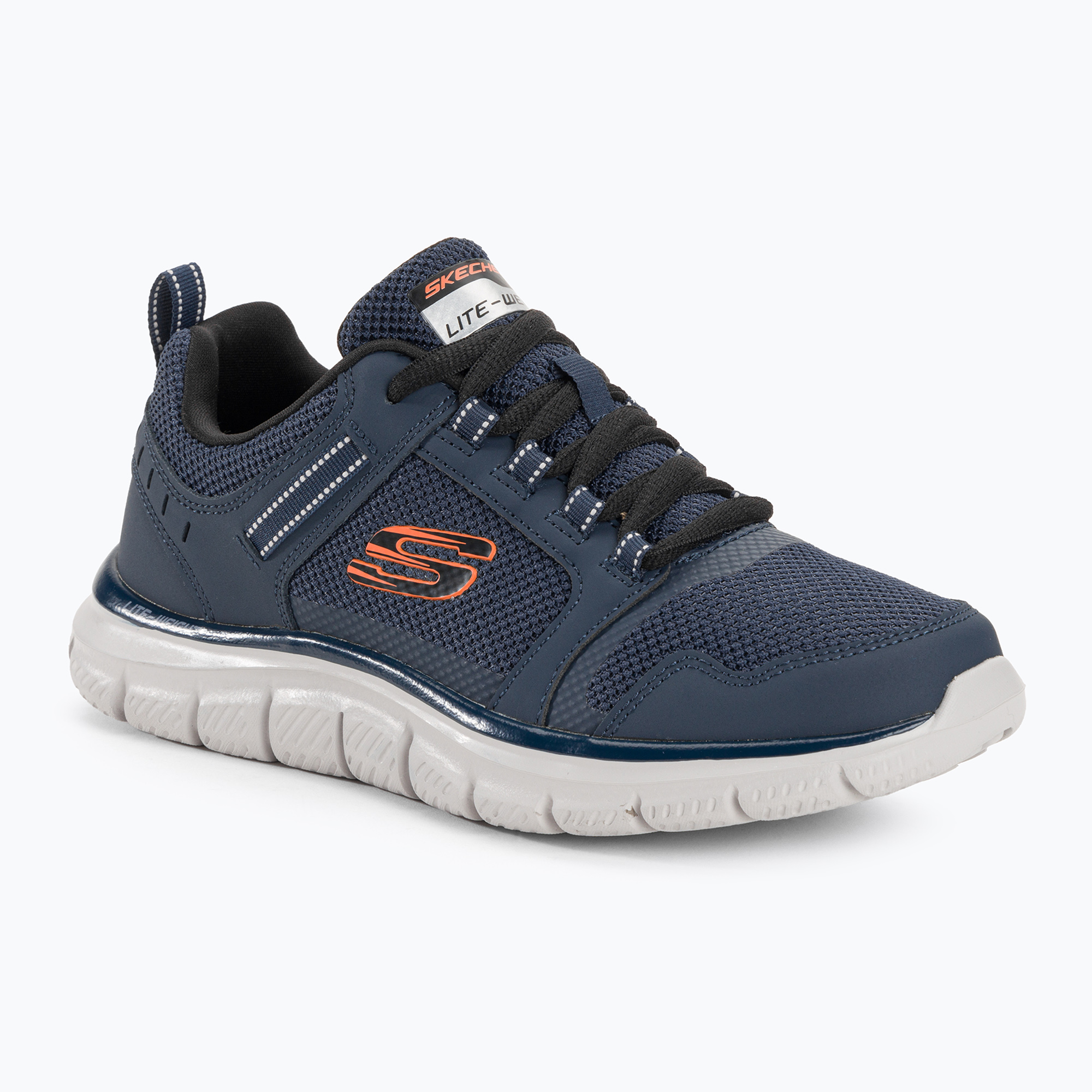 SKECHERS Track Knockhill pantofi de antrenament pentru bărbați navy/orange
