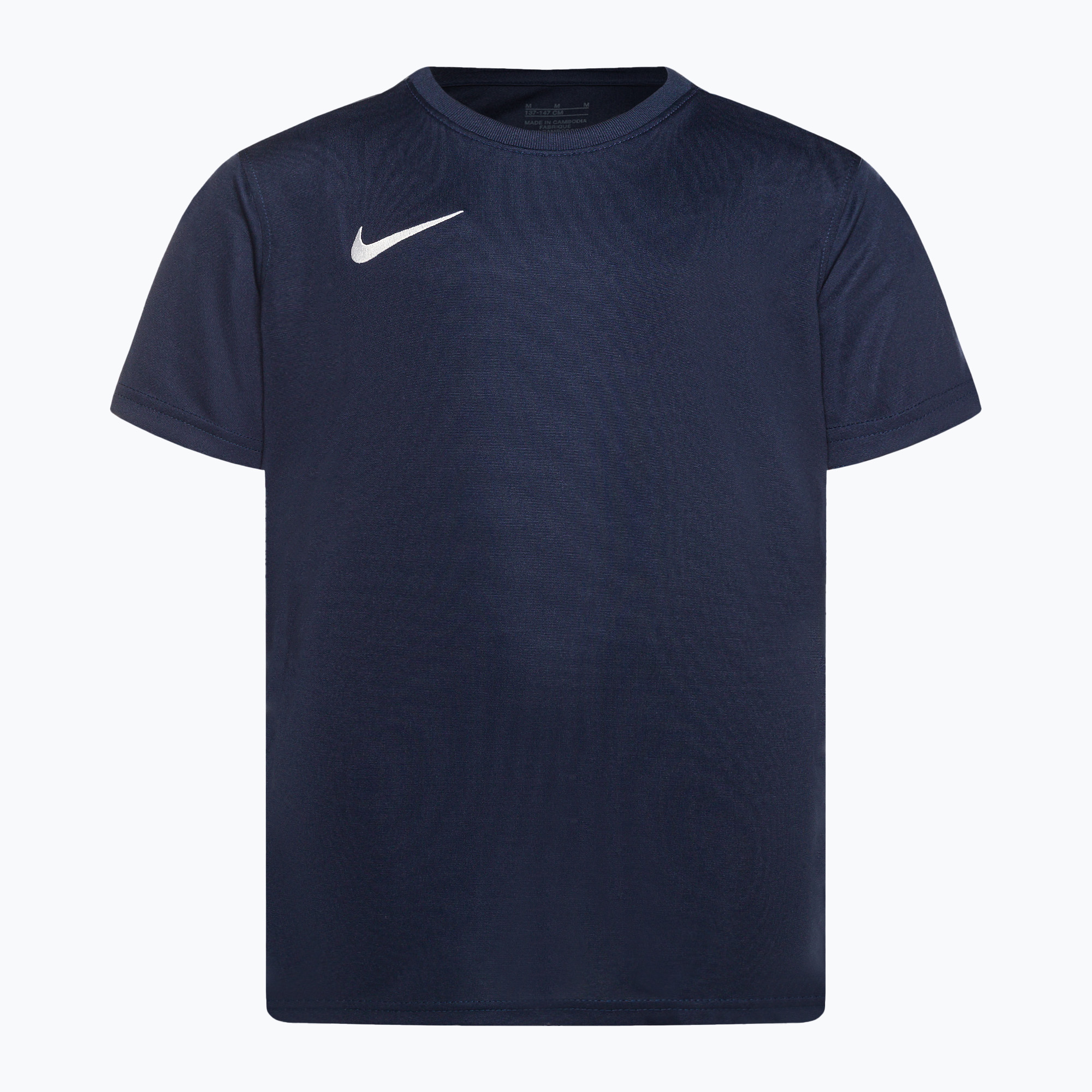Tricou de fotbal pentru copii Nike Dry-Fit Park VII midnight navy / alb pentru copii (Dri-Fit Park VII Jr BV6741)