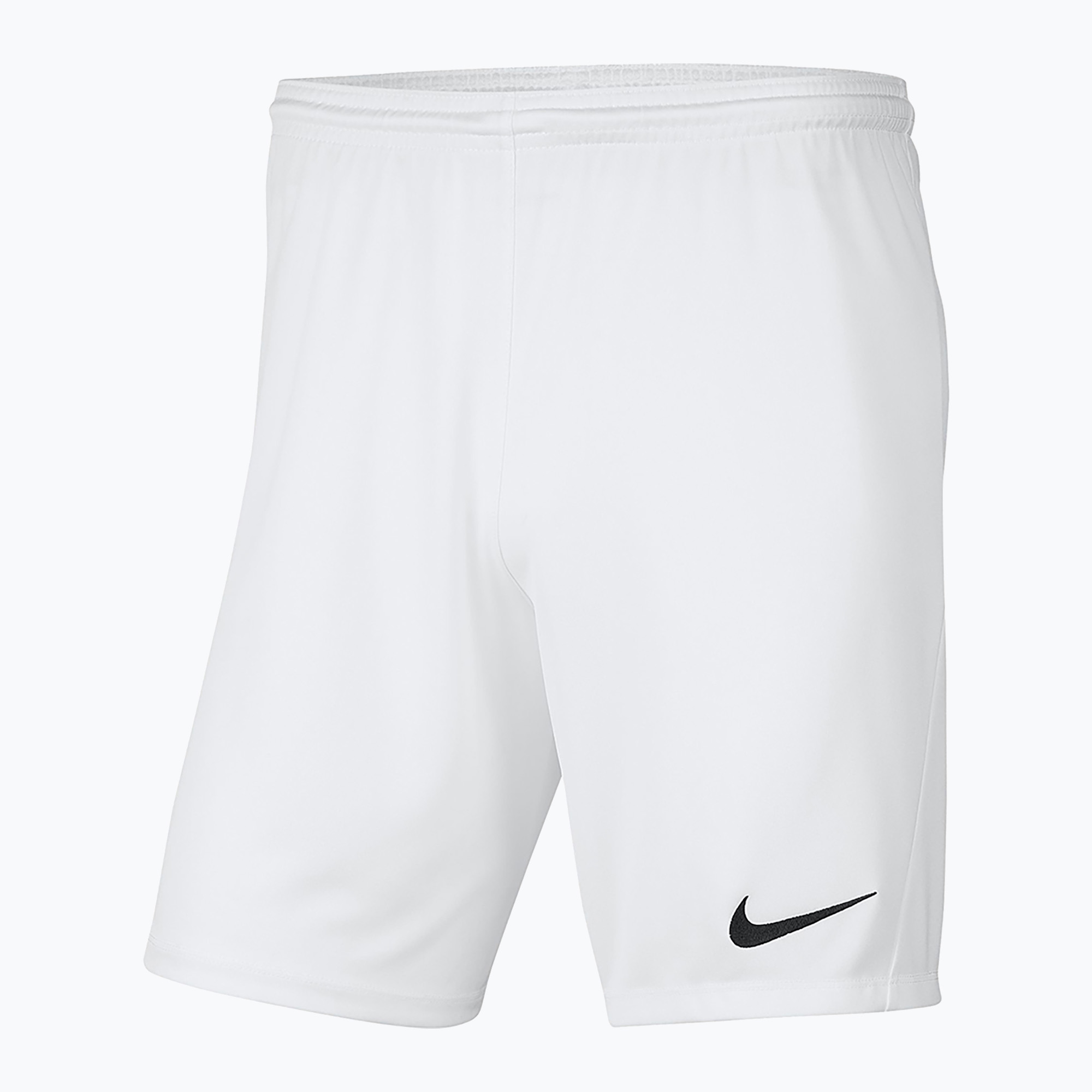 Pantaloni scurți de fotbal pentru copii Nike Dry-Fit Park III alb BV6865-100 (Dri-Fit Park III Knit Short Jr BV6865)