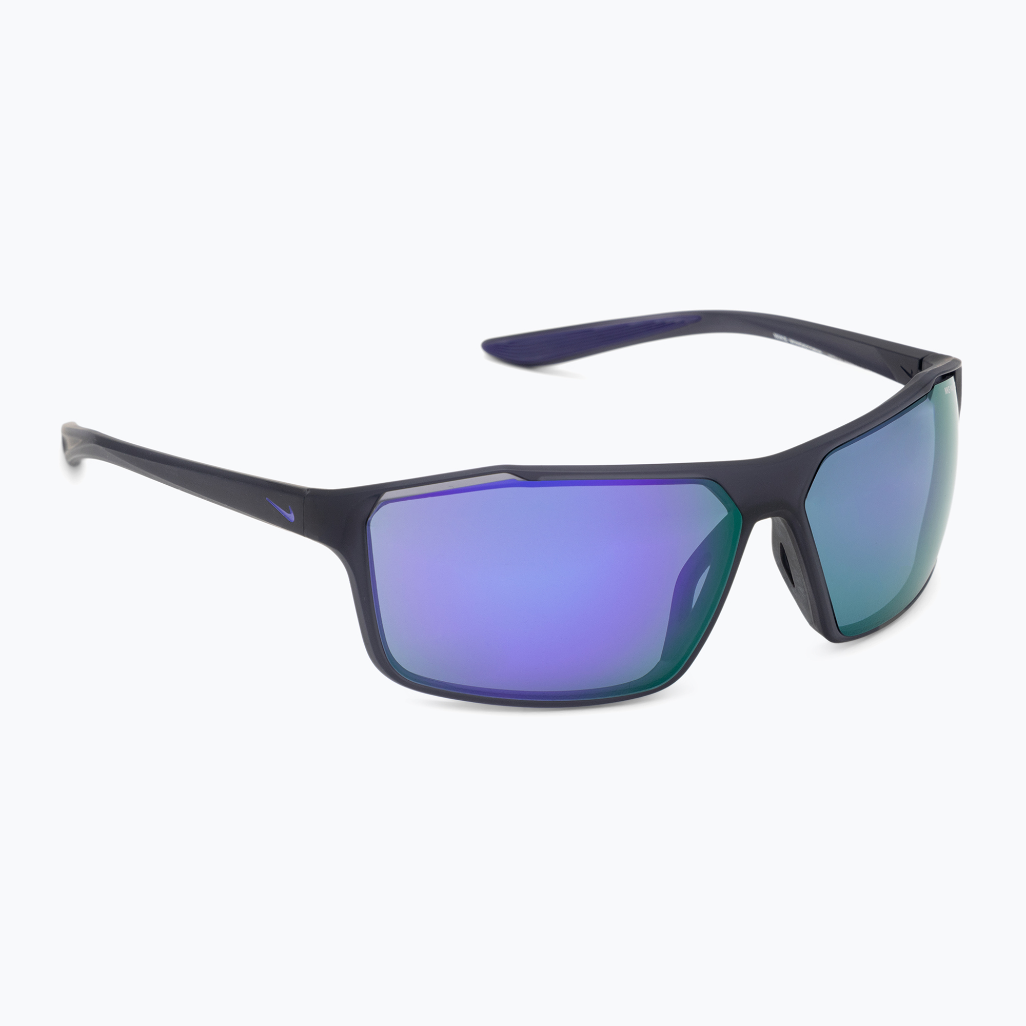 Ochelari de soare pentru bărbați Nike Windstorm matte griidiron/violet mirror (Windstorm CW4672)