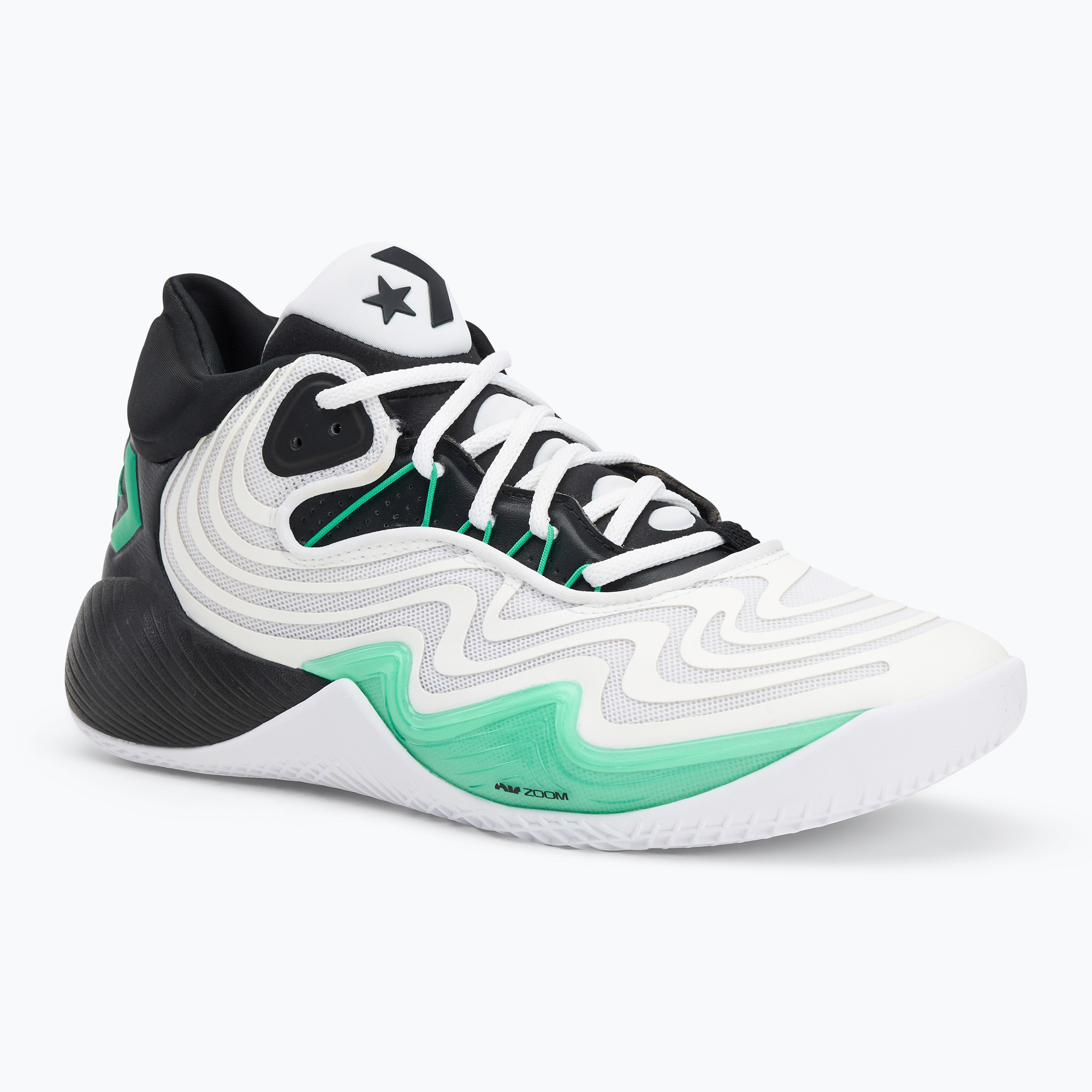 Încălțăminte de baschet Converse All Star BB Shift CX white/black/apex green (All Star BB Shift CX A08648C)