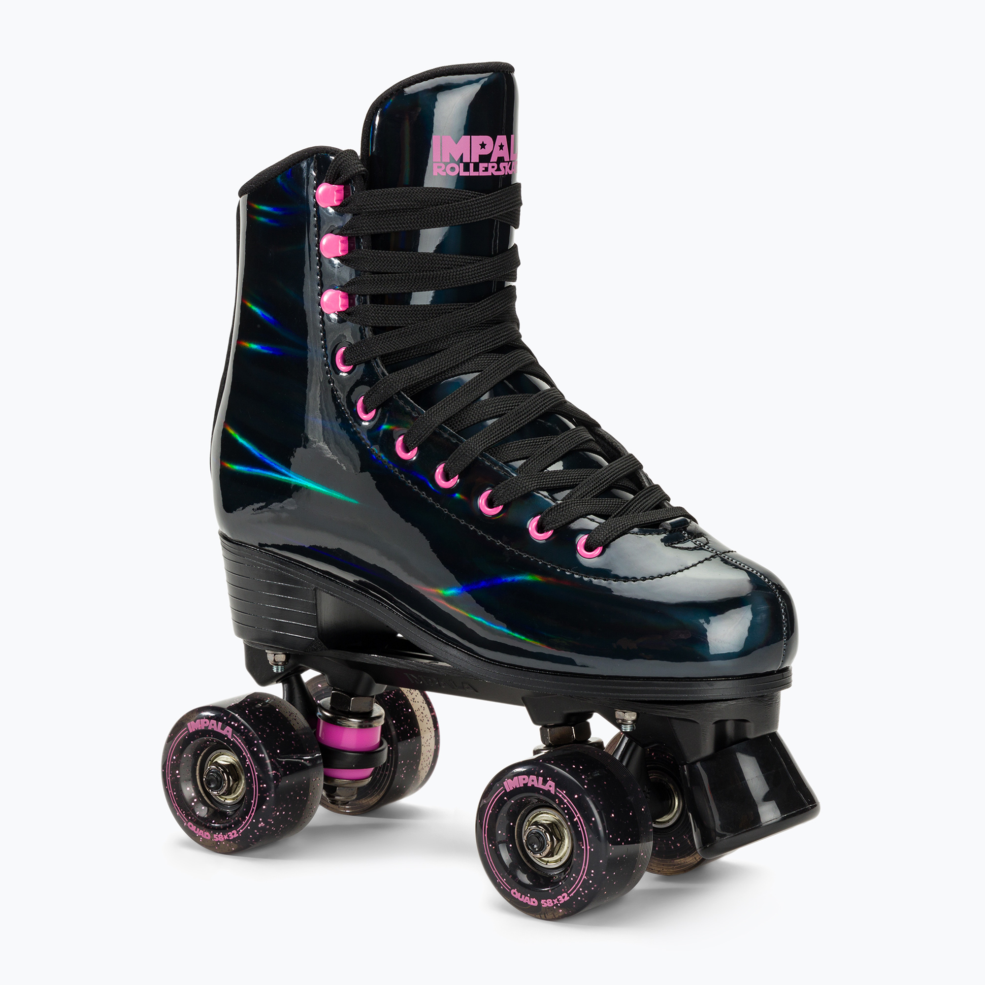 Patine pentru femei IMPALA Quad Skate negru holografic (Quad Skate IMPROLLER1)