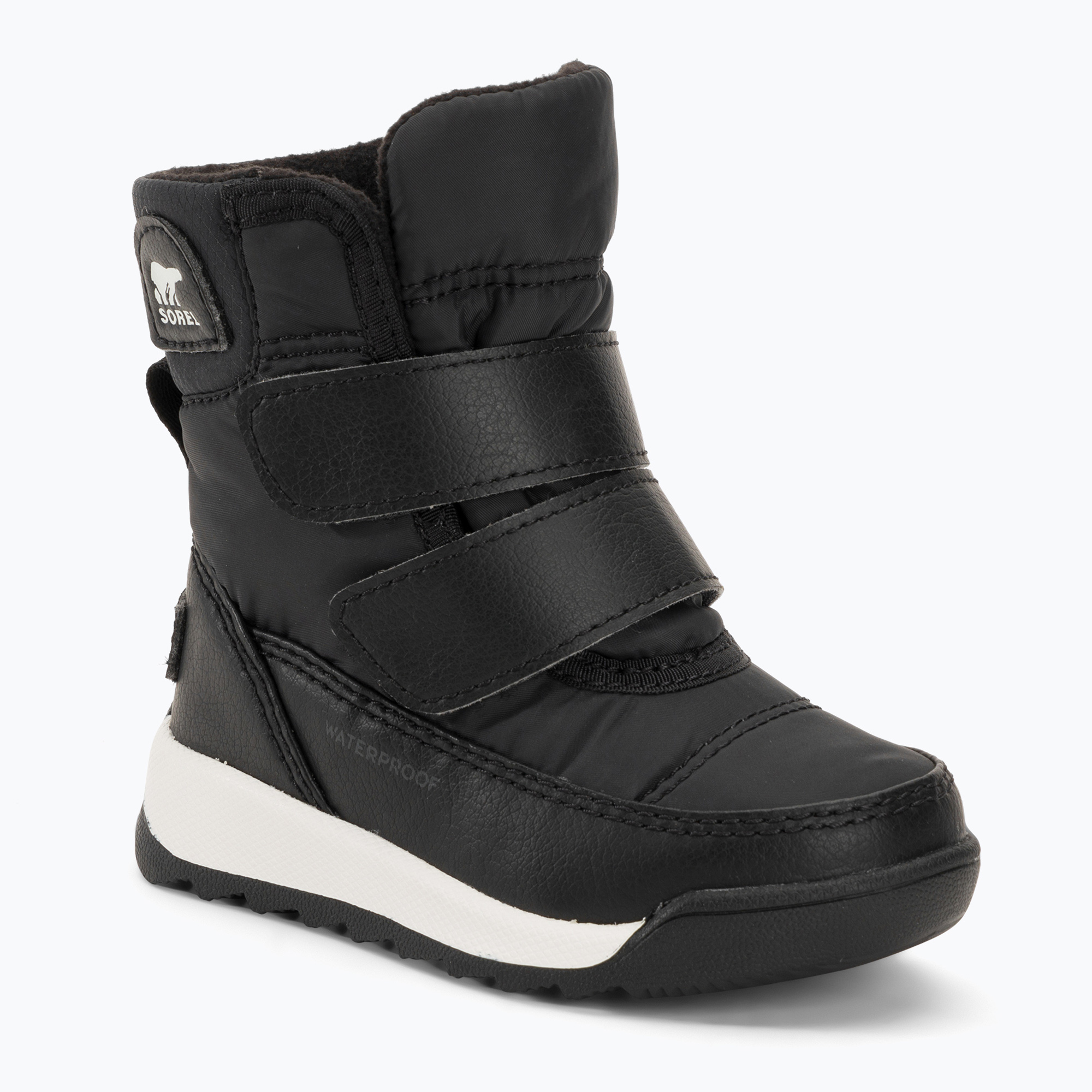 Ghete pentru copii Sorel Whitney II Strap WP black/sea salt (Whitney II Strap 1930352010)