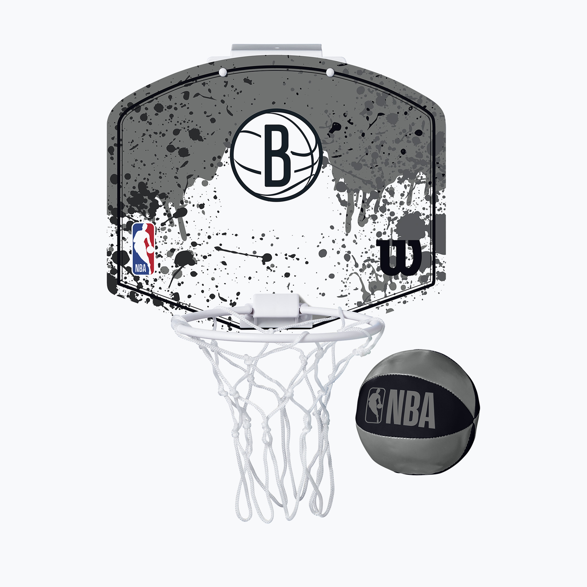 Set de mini-baschet Wilson NBA Team Mini Hoop Brooklyn Nets black