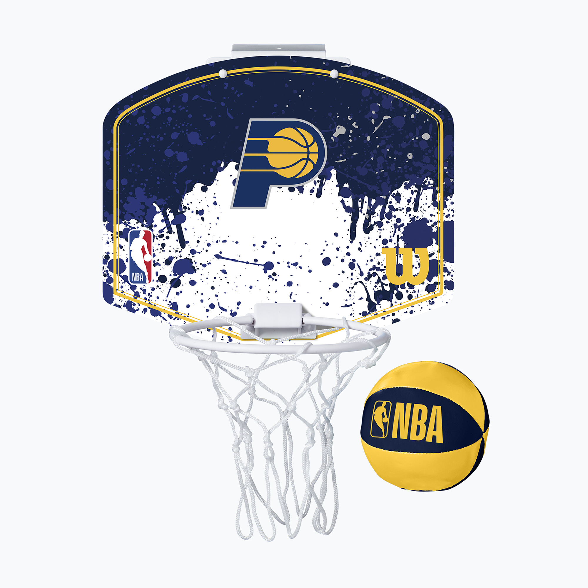 Set de mini-baschet Wilson NBA Team Mini Hoop Indiana Pacers (NBA Team Indiana Pacers Mini Hoop WTBA1302IND)