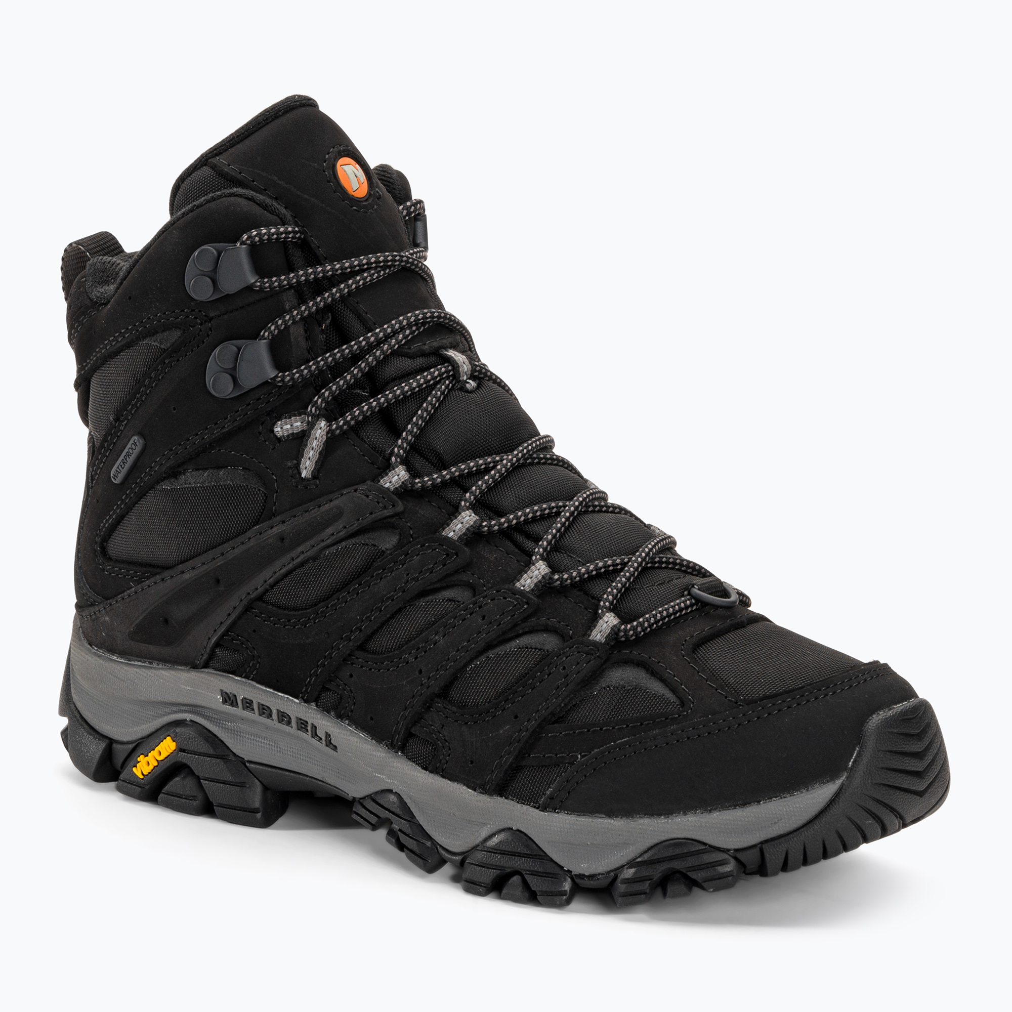Încălțăminte de turism pentru bărbați Merrell Moab 3 Apex Mid WP black (Moab 3 Apex Mid WP J037049)