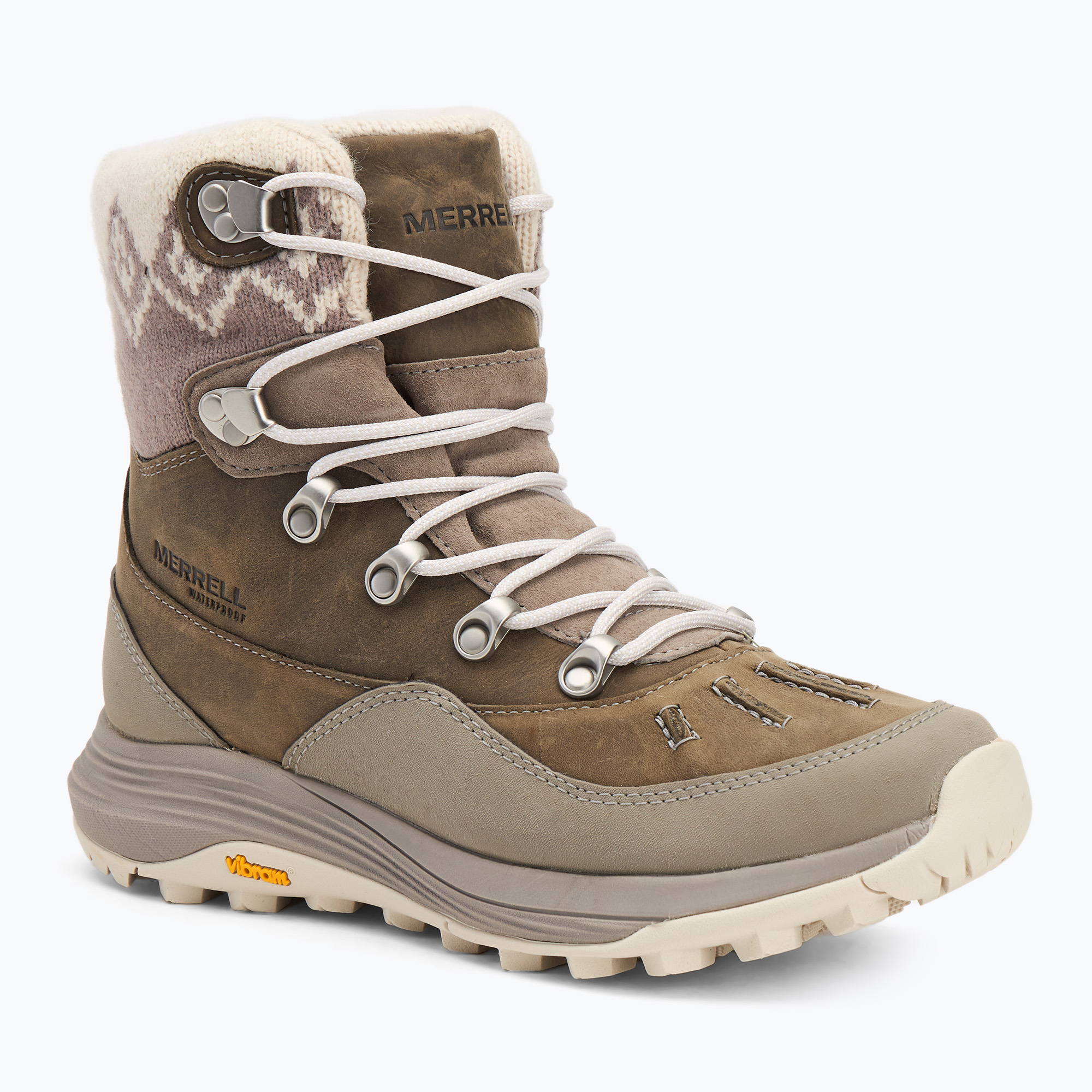 Ghete de zăpadă pentru femei  Merrell Siren 4 Thermo Mid Zip WP moon (Siren 4 Thermo Mid Zip WP J037414)