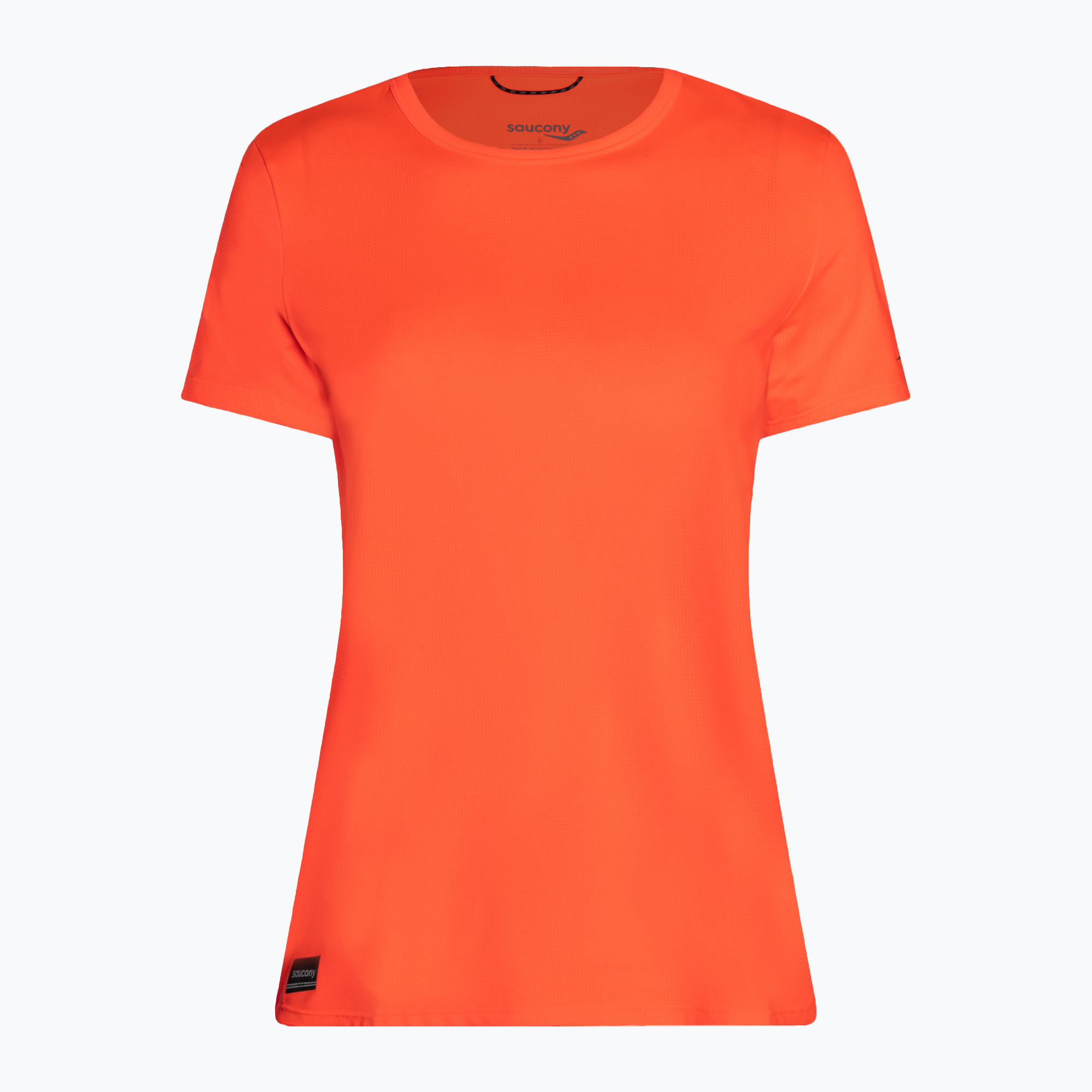 Tricou de alergare pentru femei Saucony Stopwatch vizi red (Stopwatch SS SAW800484-VR)