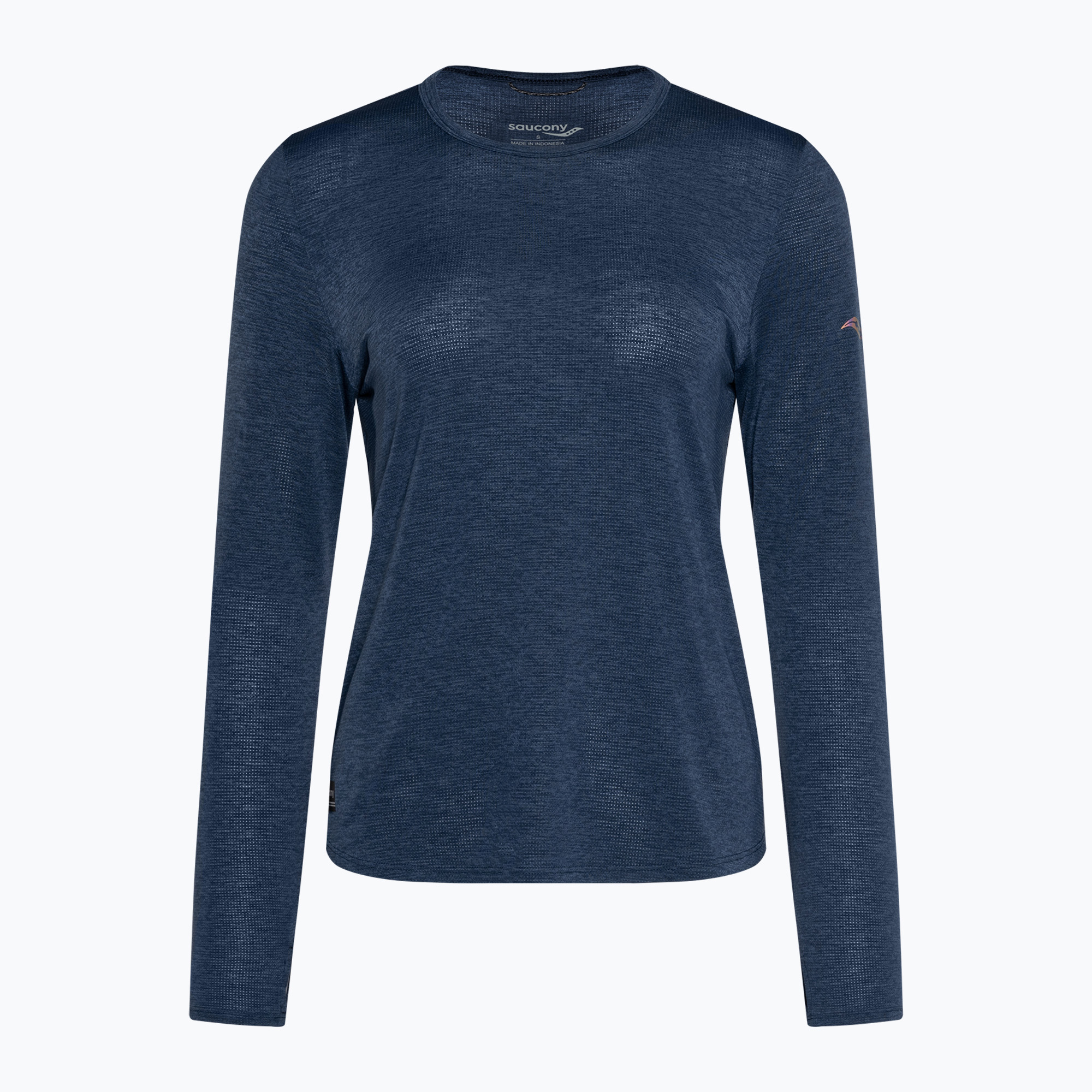 Longsleeve de alergare pentru bărbați Saucony Stopwatch navy heather (Stopwatch LS SAW800486-NVH)