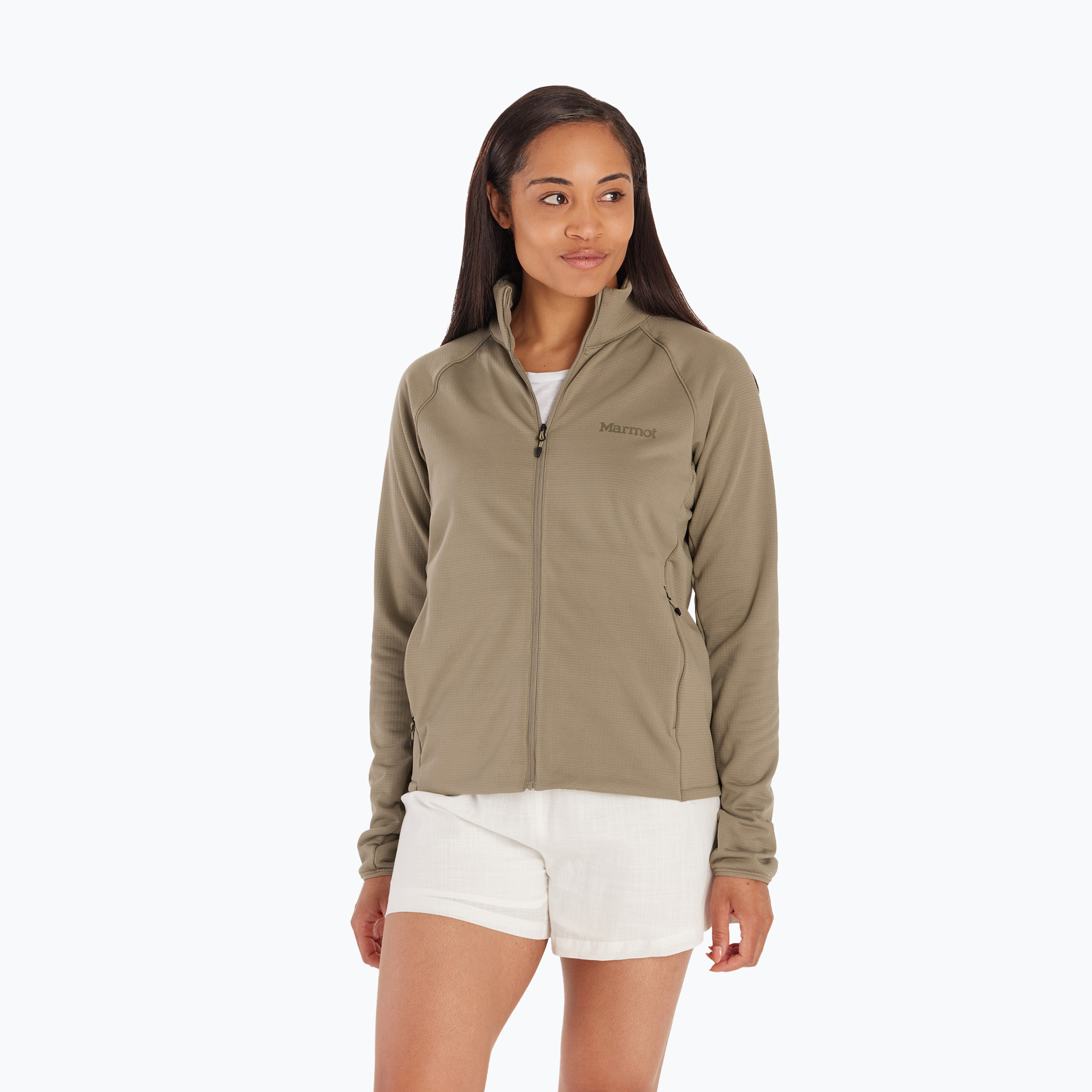 Polar pentru femei Marmot Leconte Fleece vetiver (Leconte Fleece M15393)