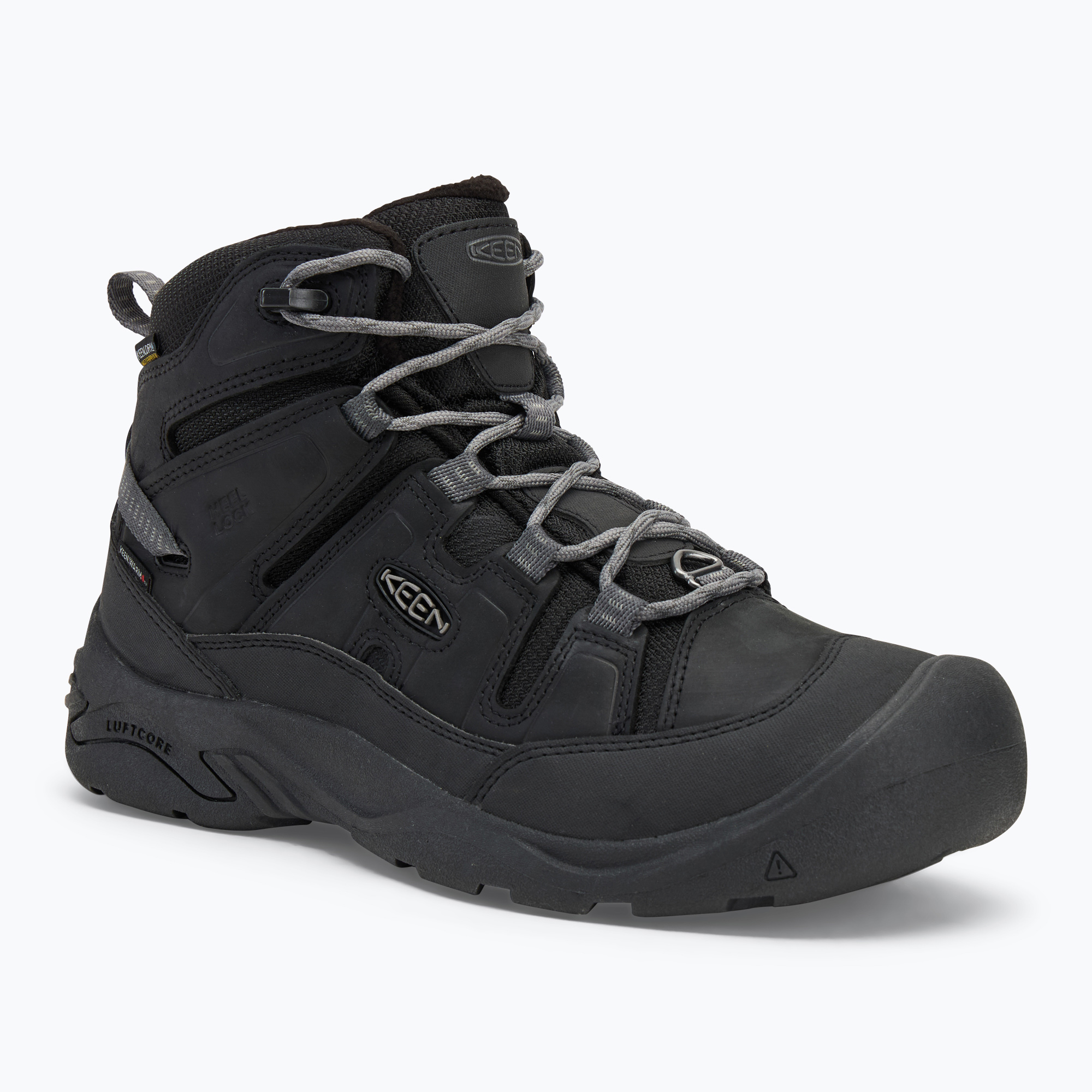 Încălțăminte de drumeție pentru bărbați KEEN Circadia Mid Polar black/steel grey (Circadia Mid Polar 1026762)
