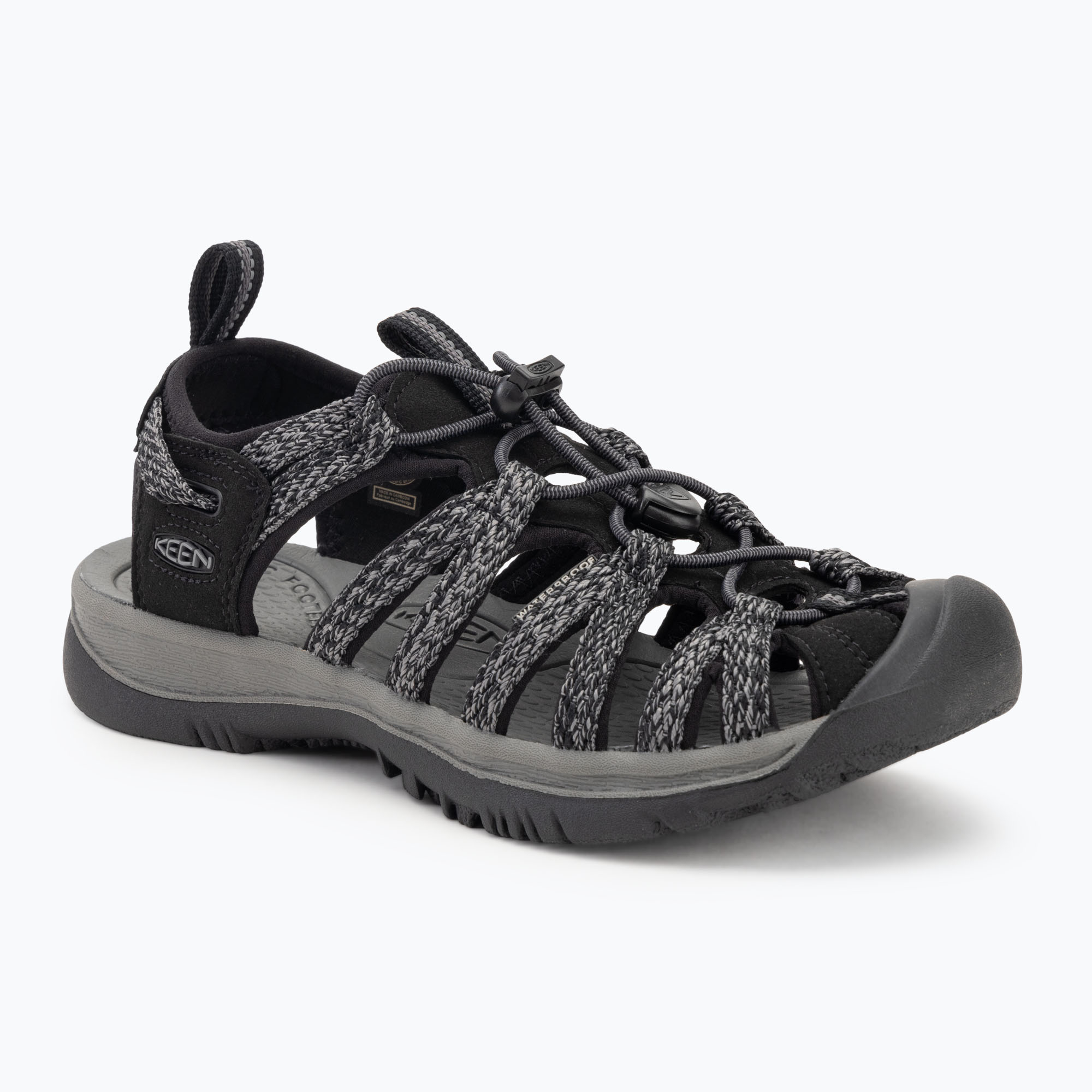 Sandale pentru femei KEEN Whisper black/ steel grey (Whisper 1028815)