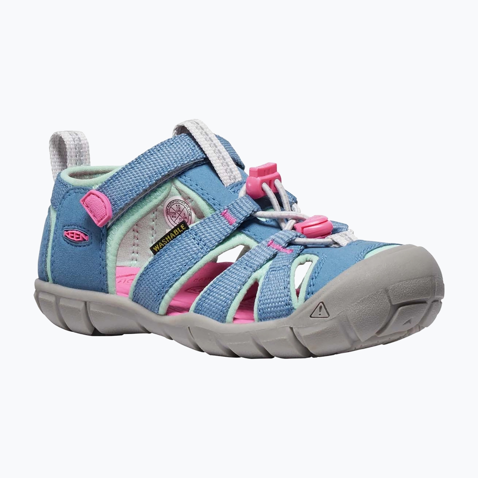 KEEN Seacamp II CNX albastru coronet/roz aprins sandale pentru copii (Seacamp II CNX 1028841)